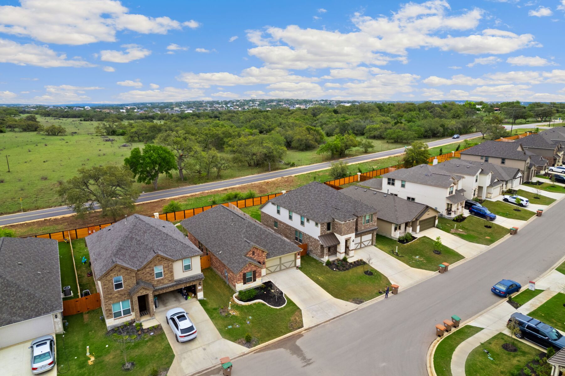 A neighborhood in Dallas, Texas.