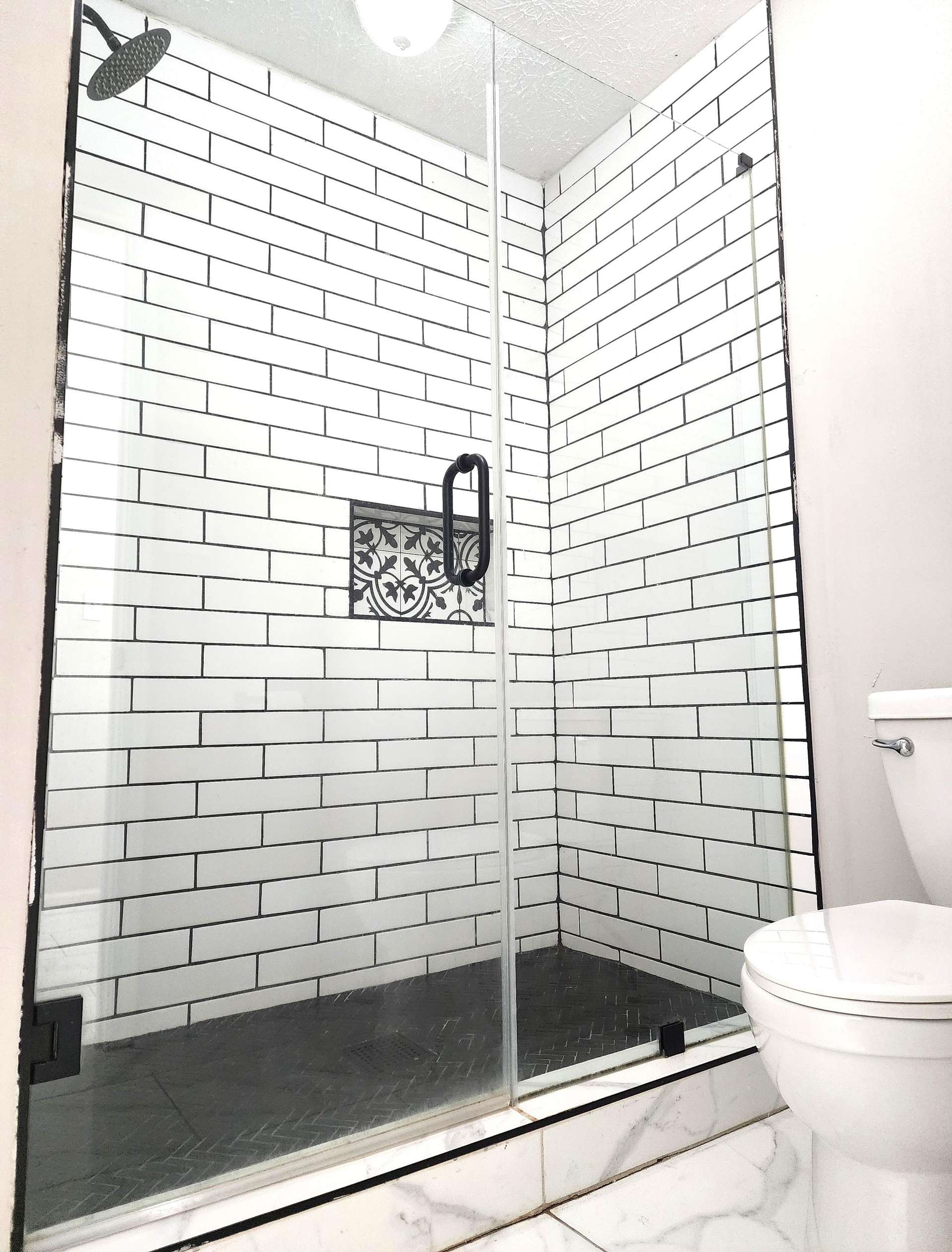 Master Bath - Tiled Shower