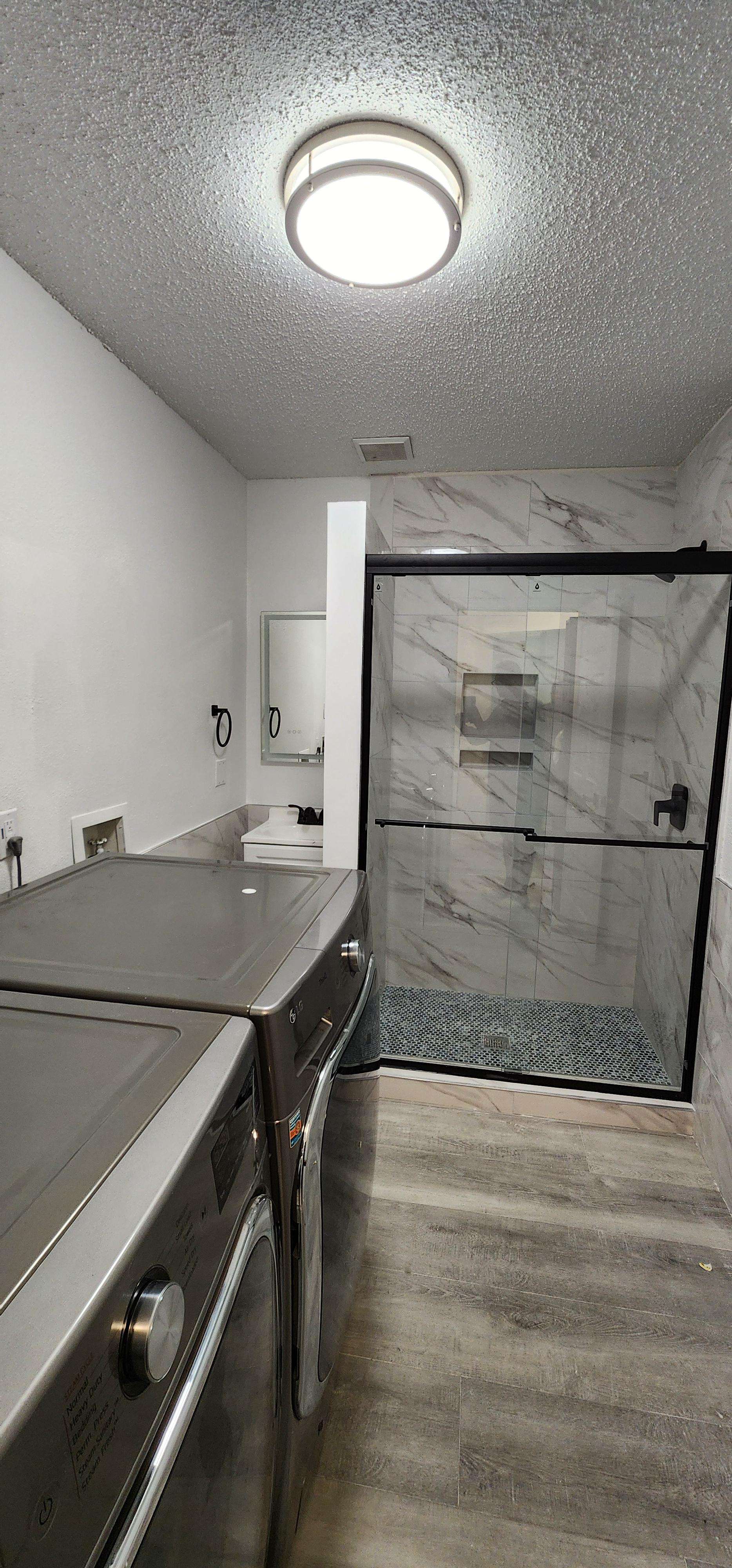 Newly Built Shower & Sink (on Main Floor separate from Powder Room)
