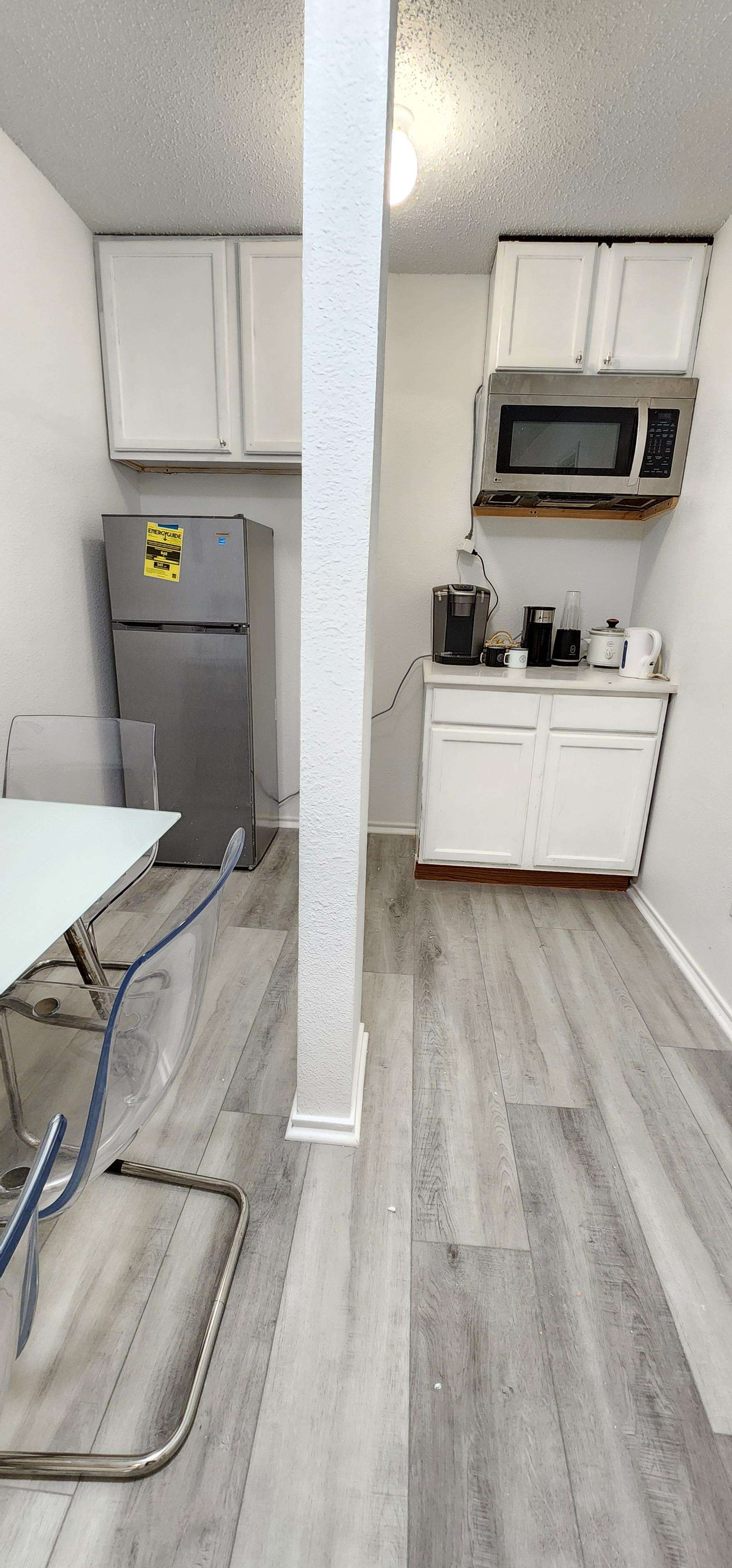 2nd Floor Kitchenette -  New Fridge & Microwave