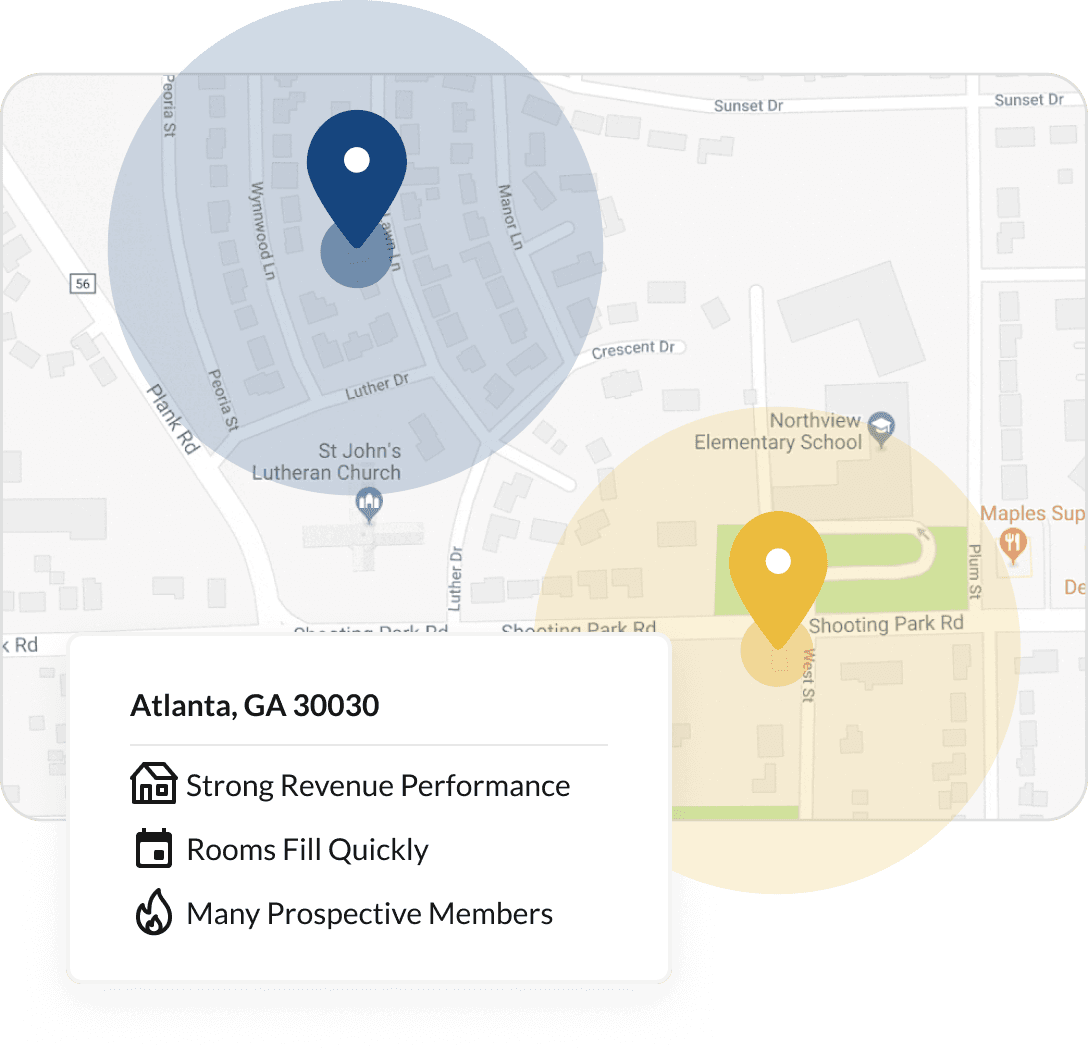 Property selection map