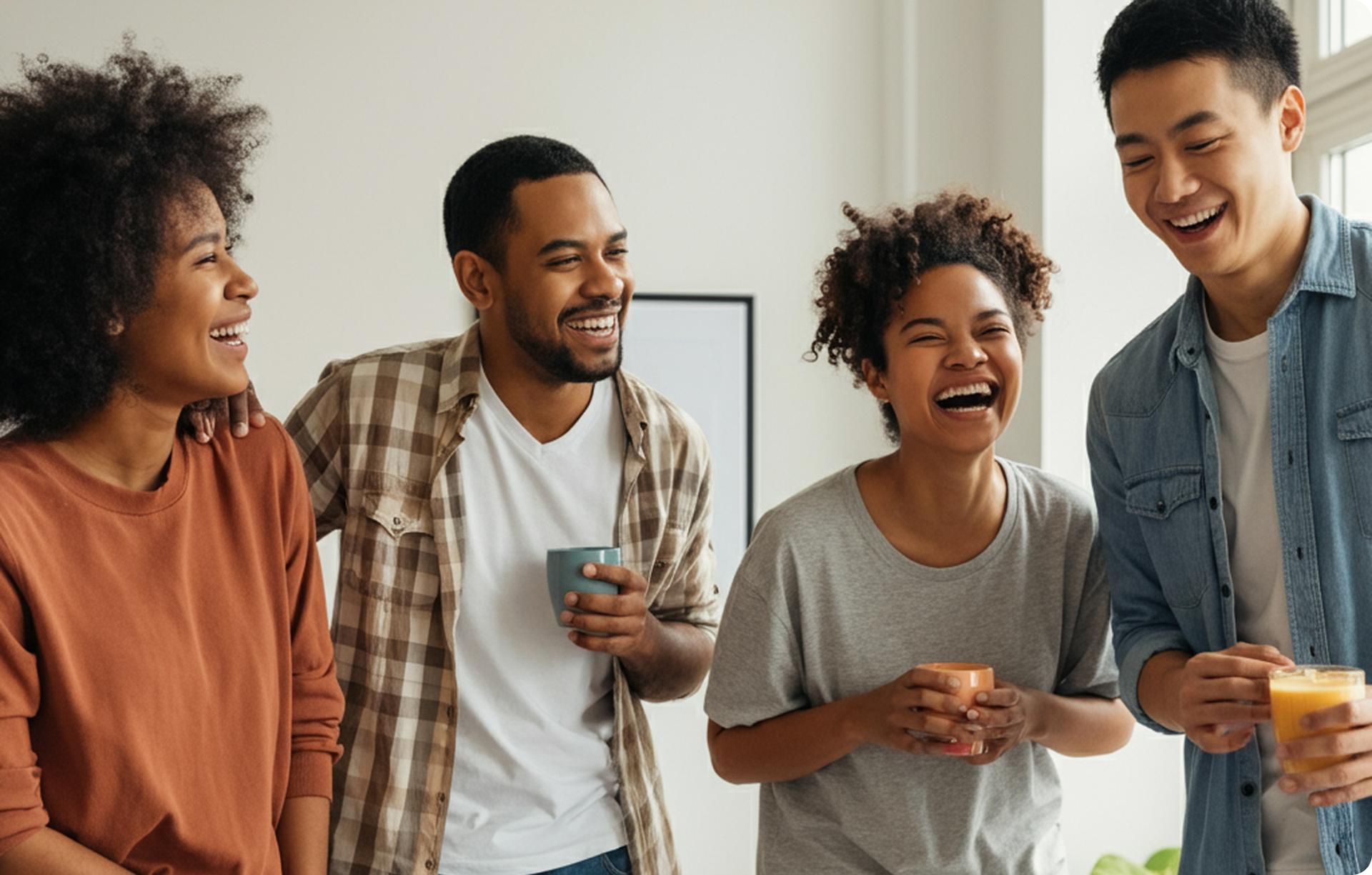 People laughing