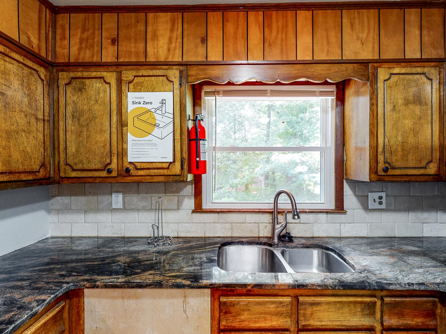 Common spaces including the kitchen