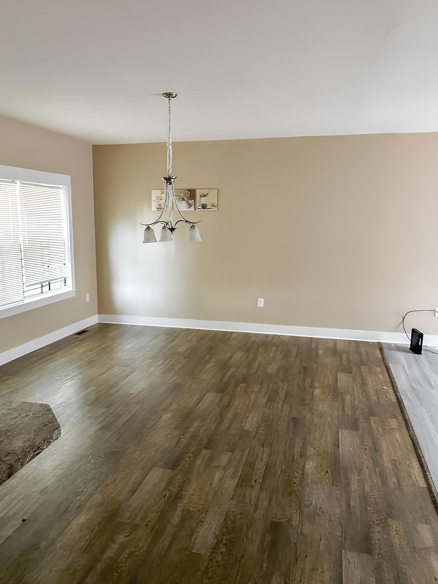 Common spaces including the kitchen