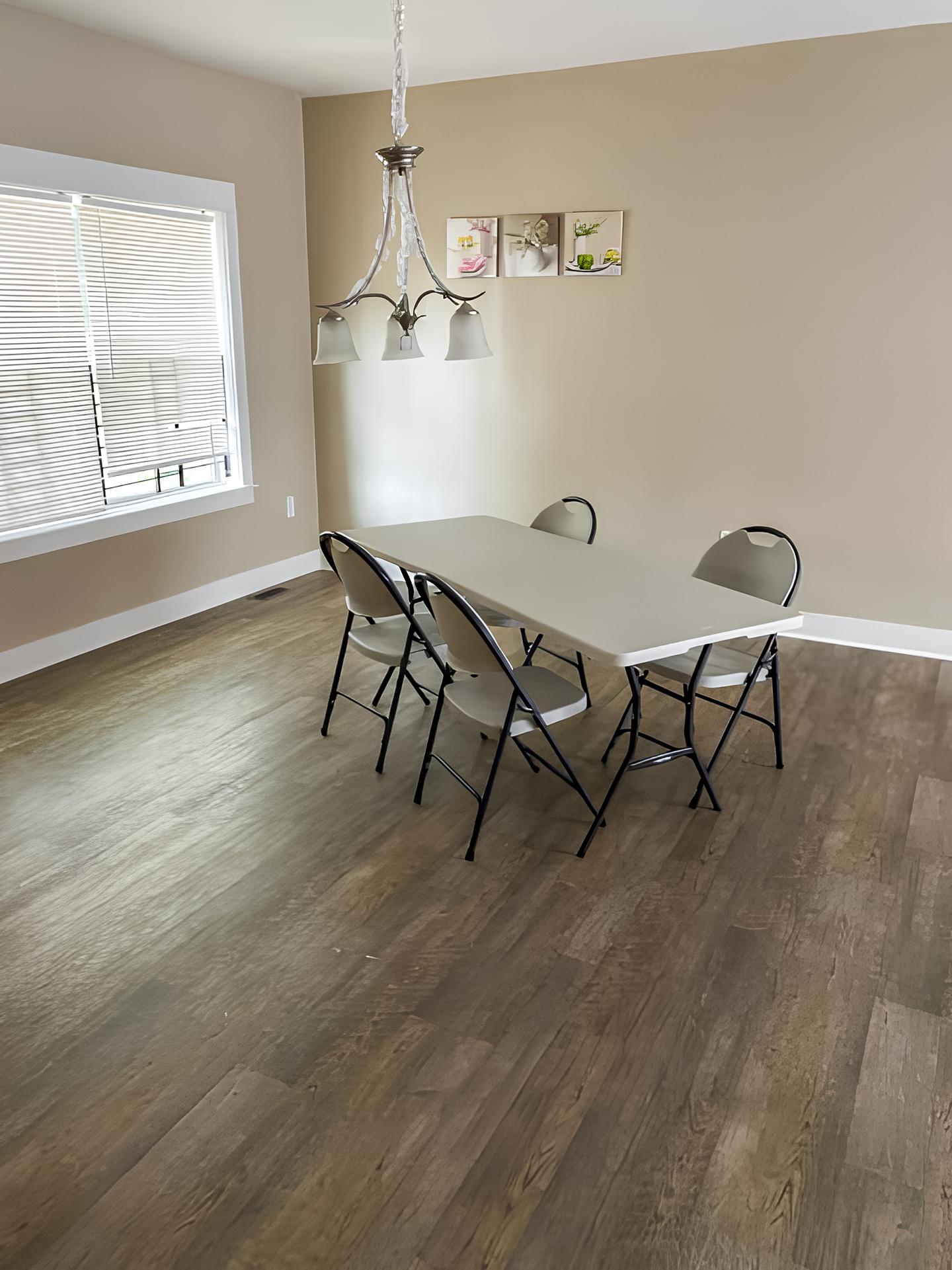 Common spaces including the kitchen