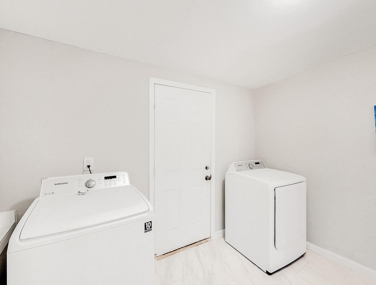 Common spaces including the kitchen