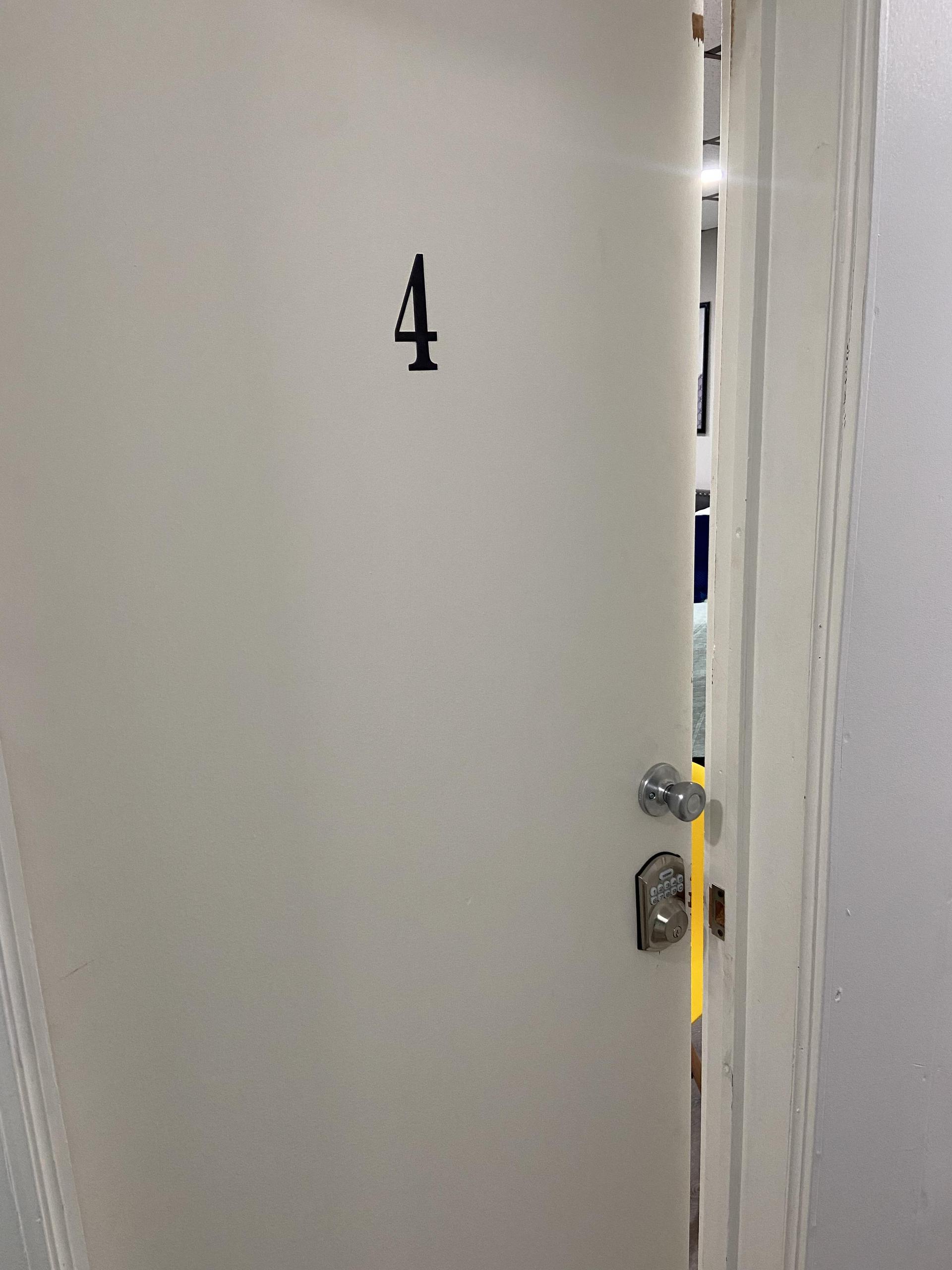 Room 4
second floor & keypad lock