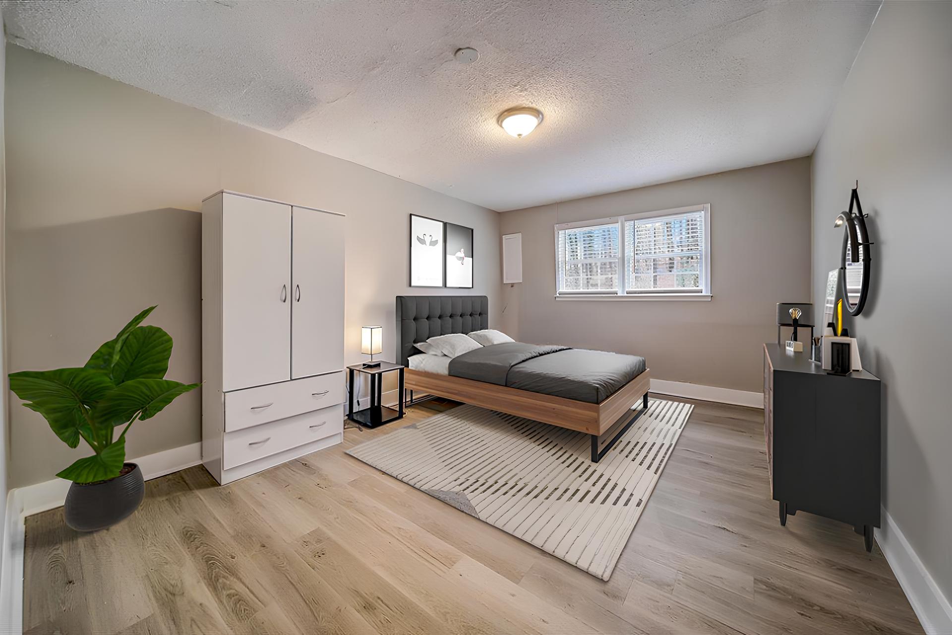 bedroom, detected: bed