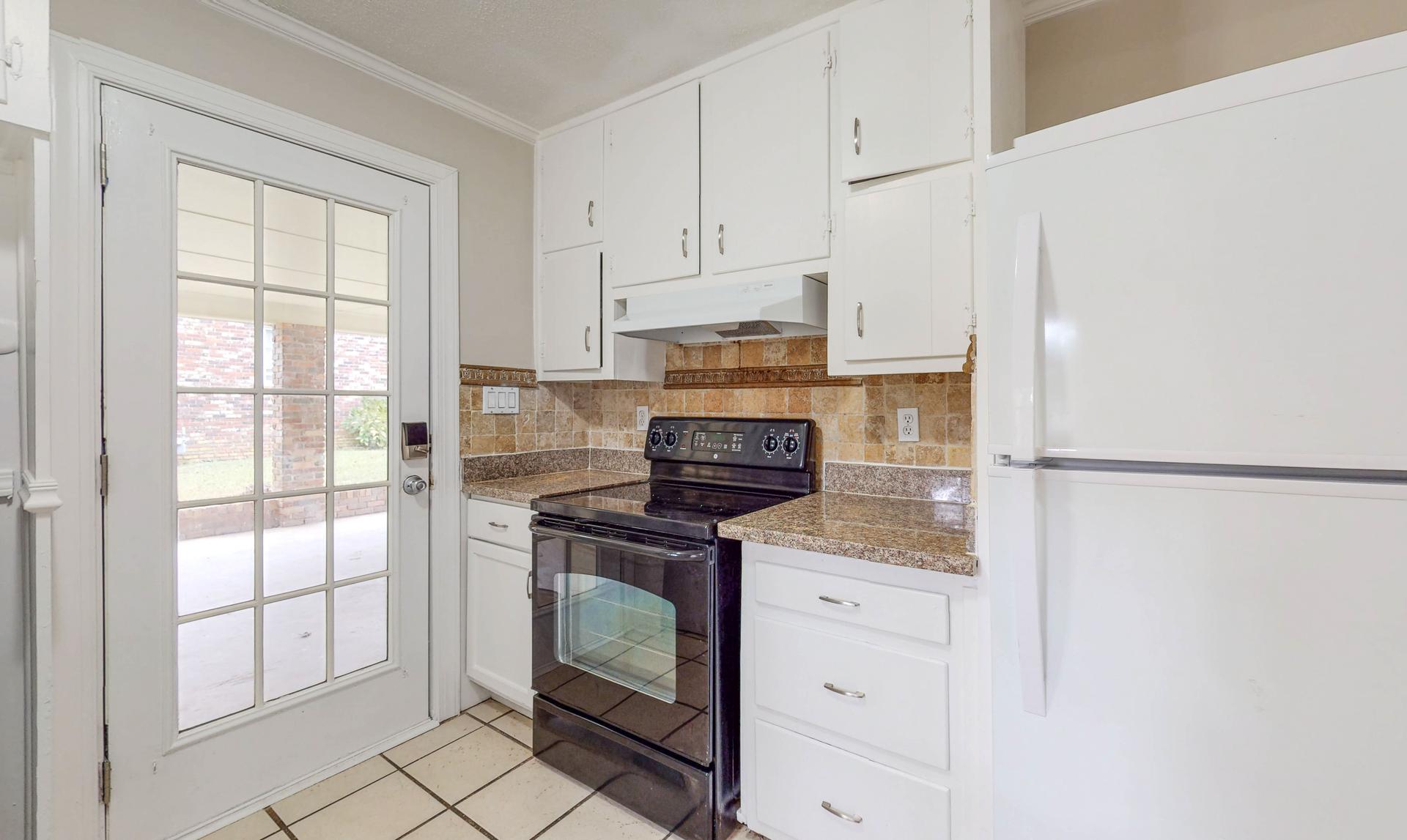 Common spaces including the kitchen