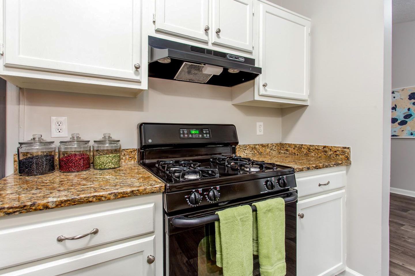 Common spaces including the kitchen