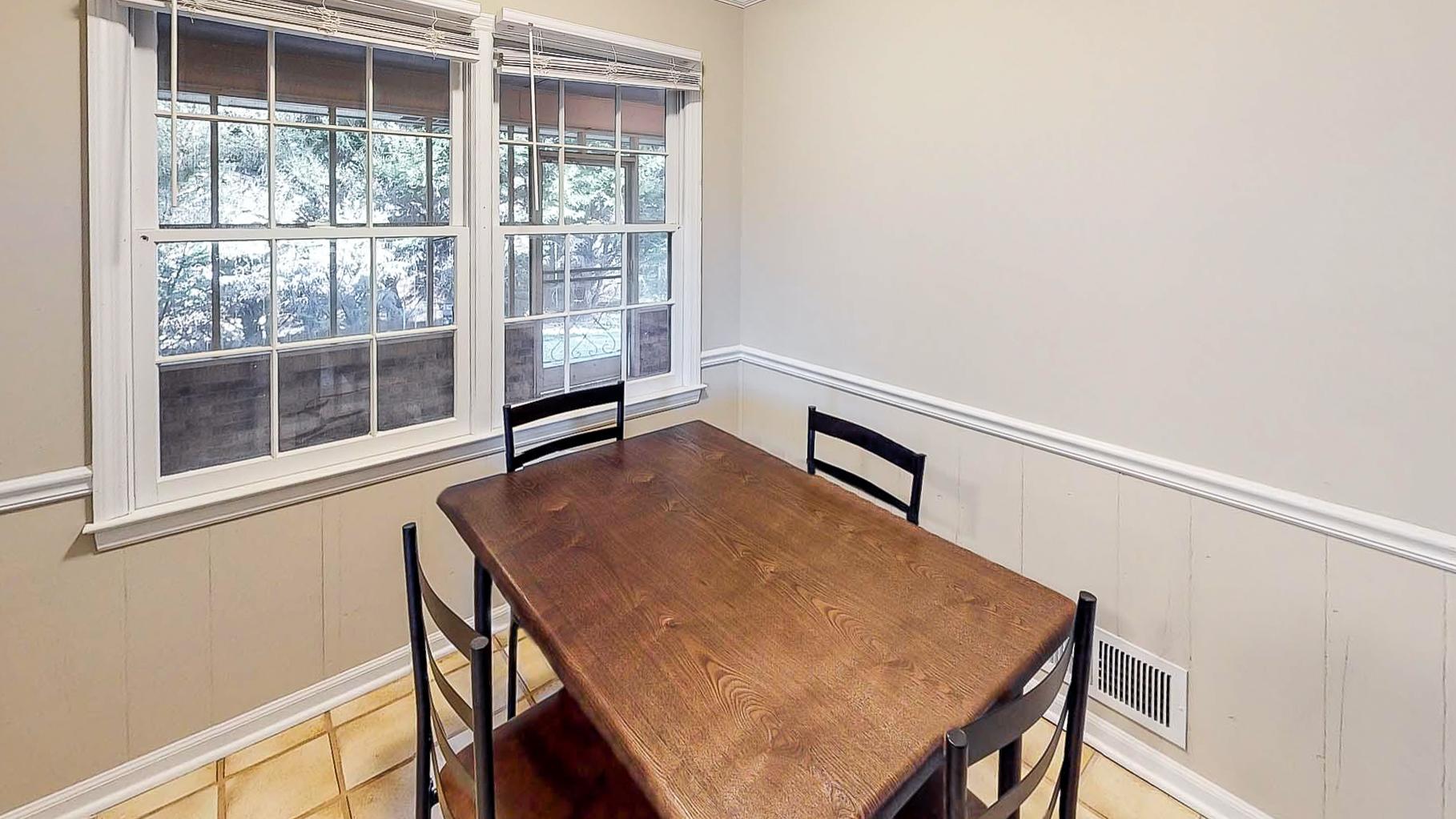 Common spaces including the kitchen