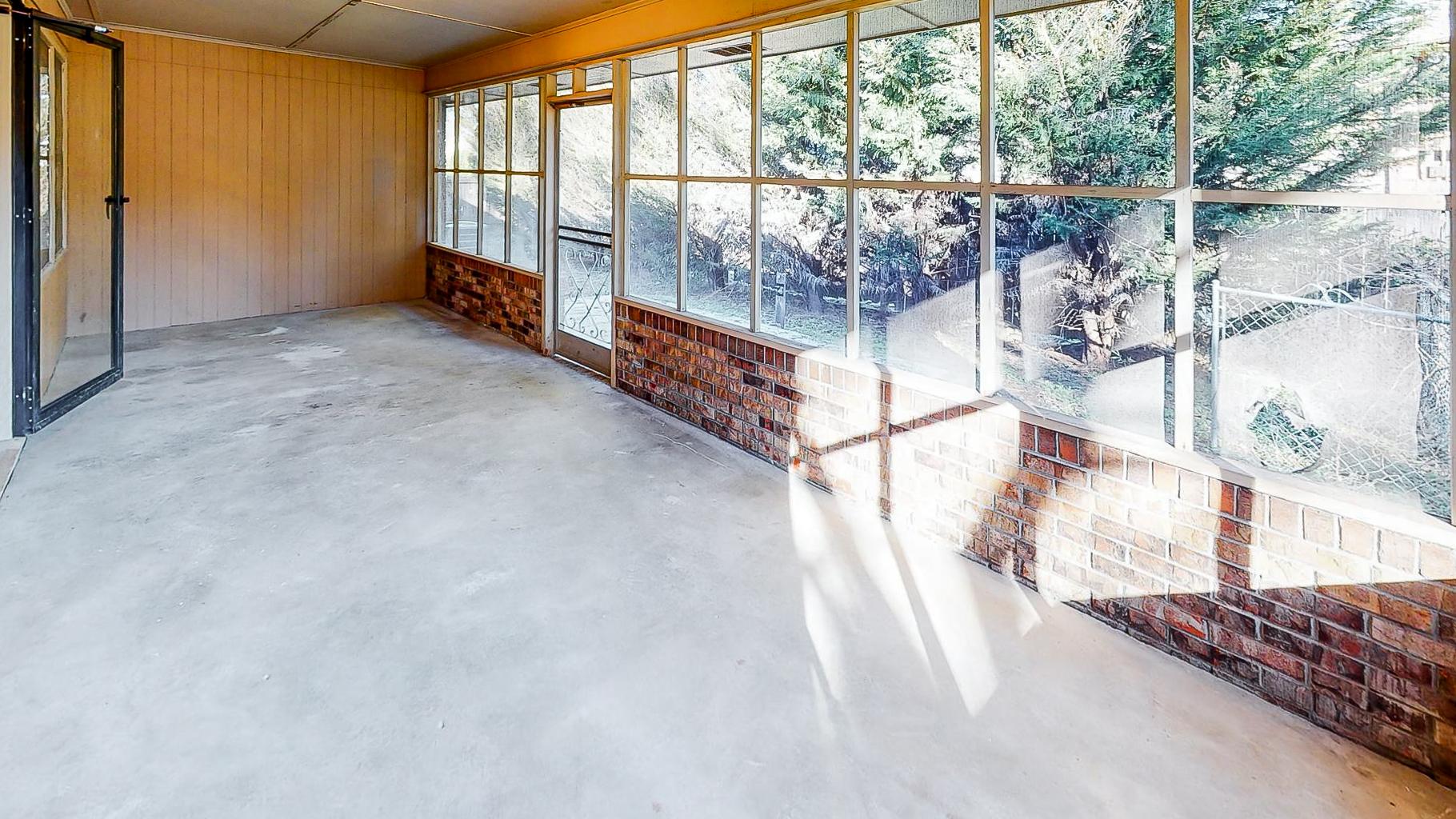 Common spaces including the kitchen