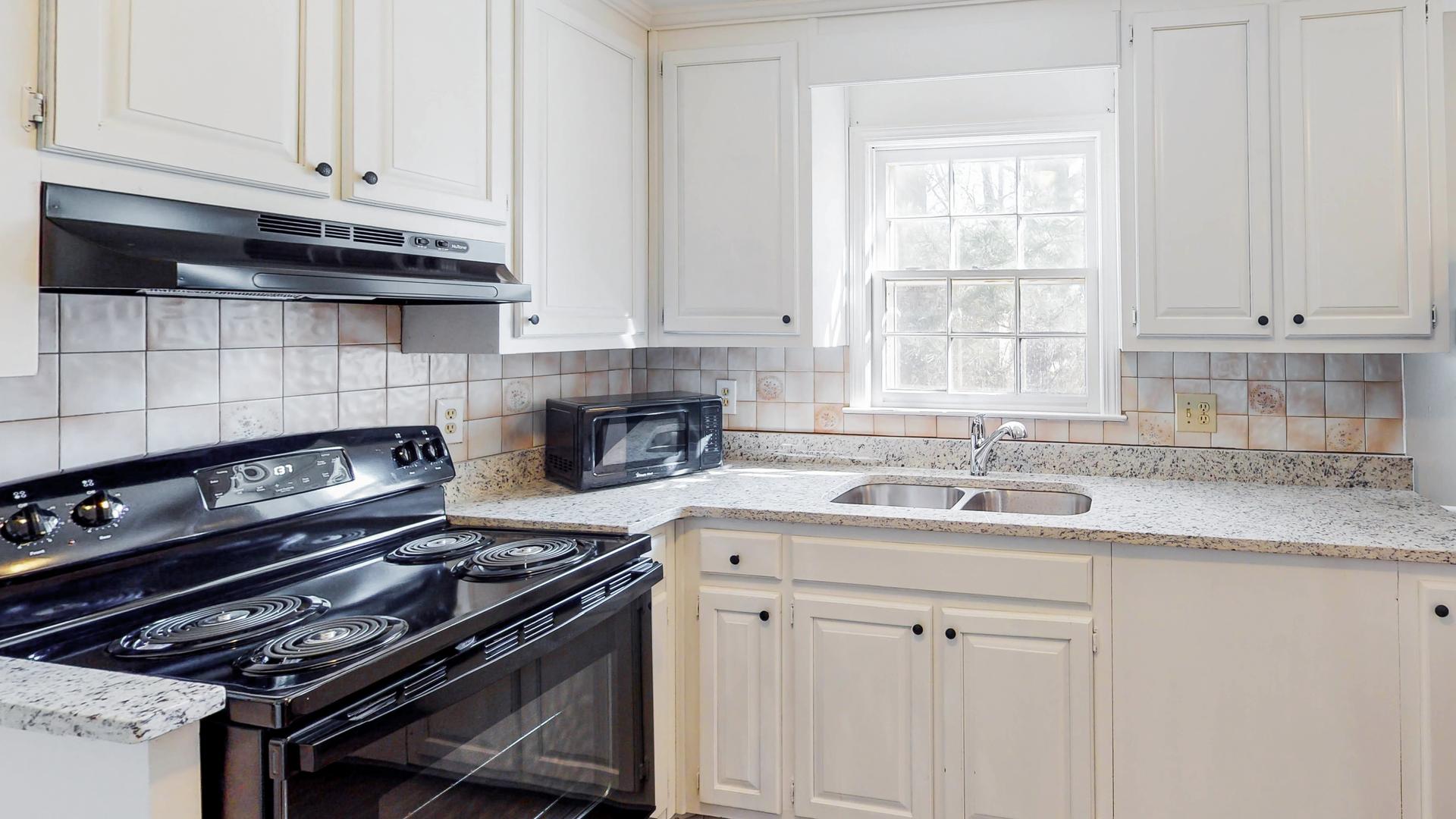 Common spaces including the kitchen
