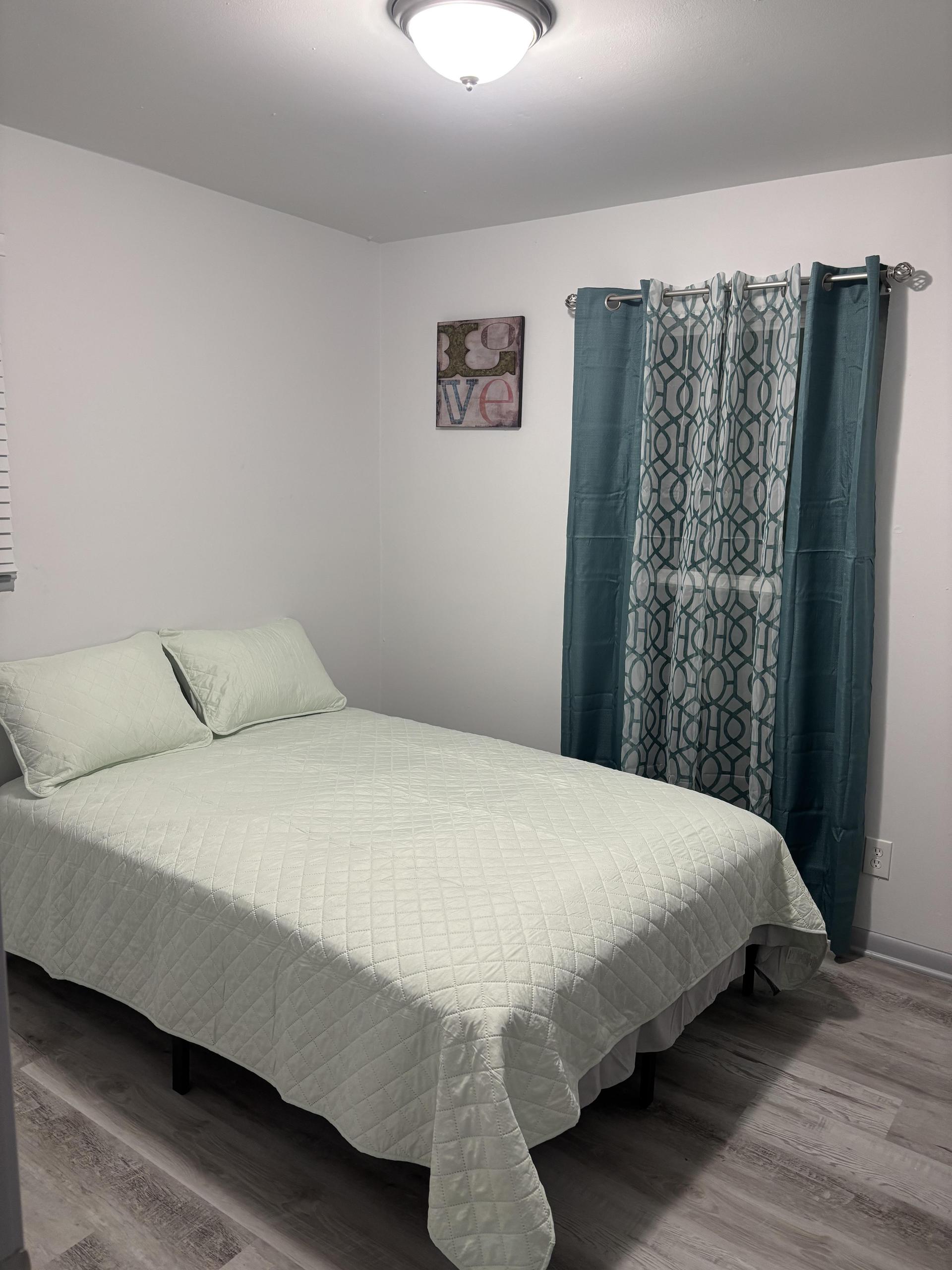 Teal Bedroom
