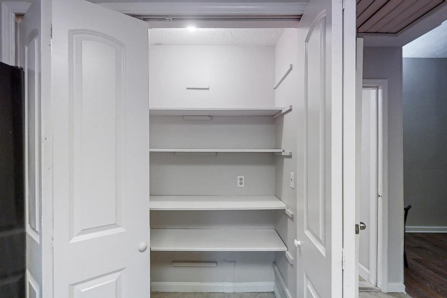 Common spaces including the kitchen