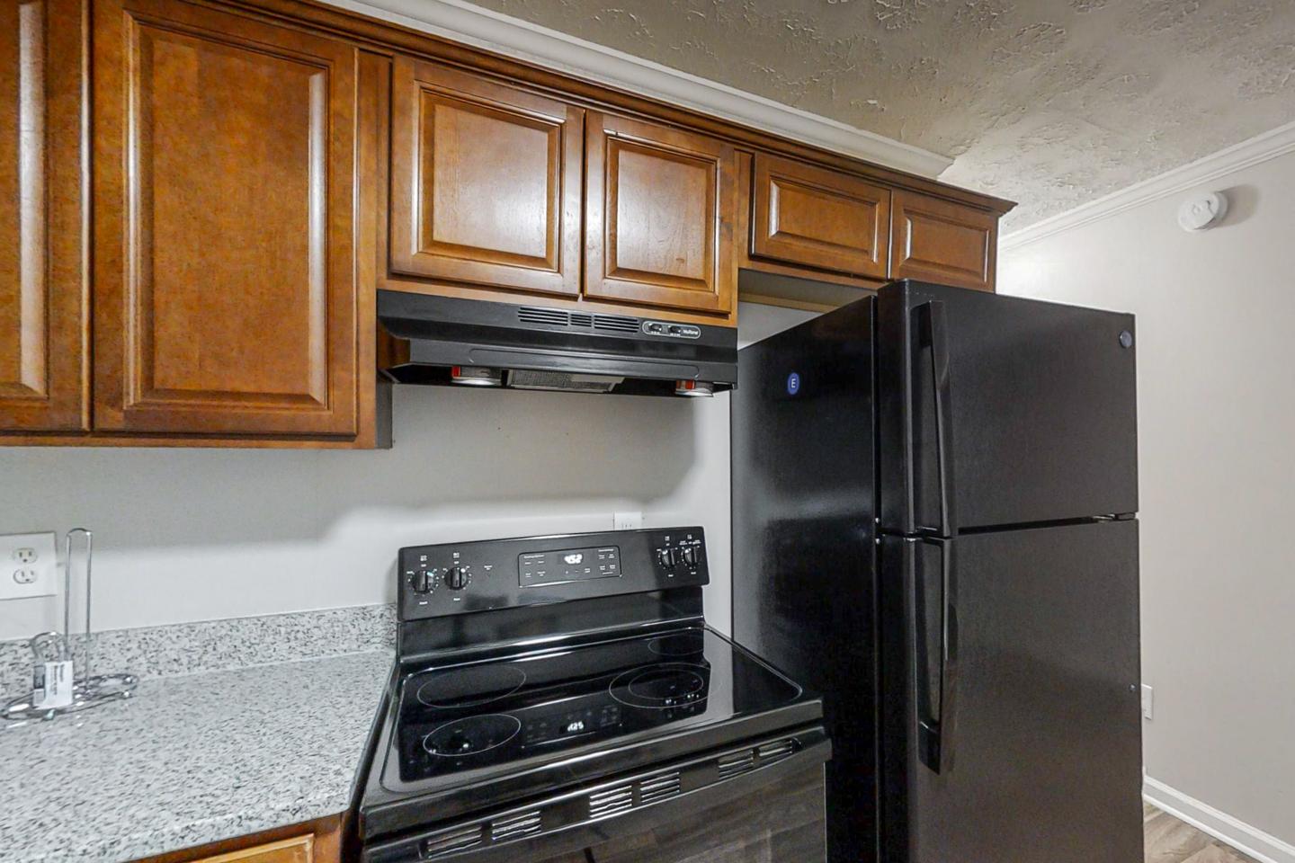 Common spaces including the kitchen