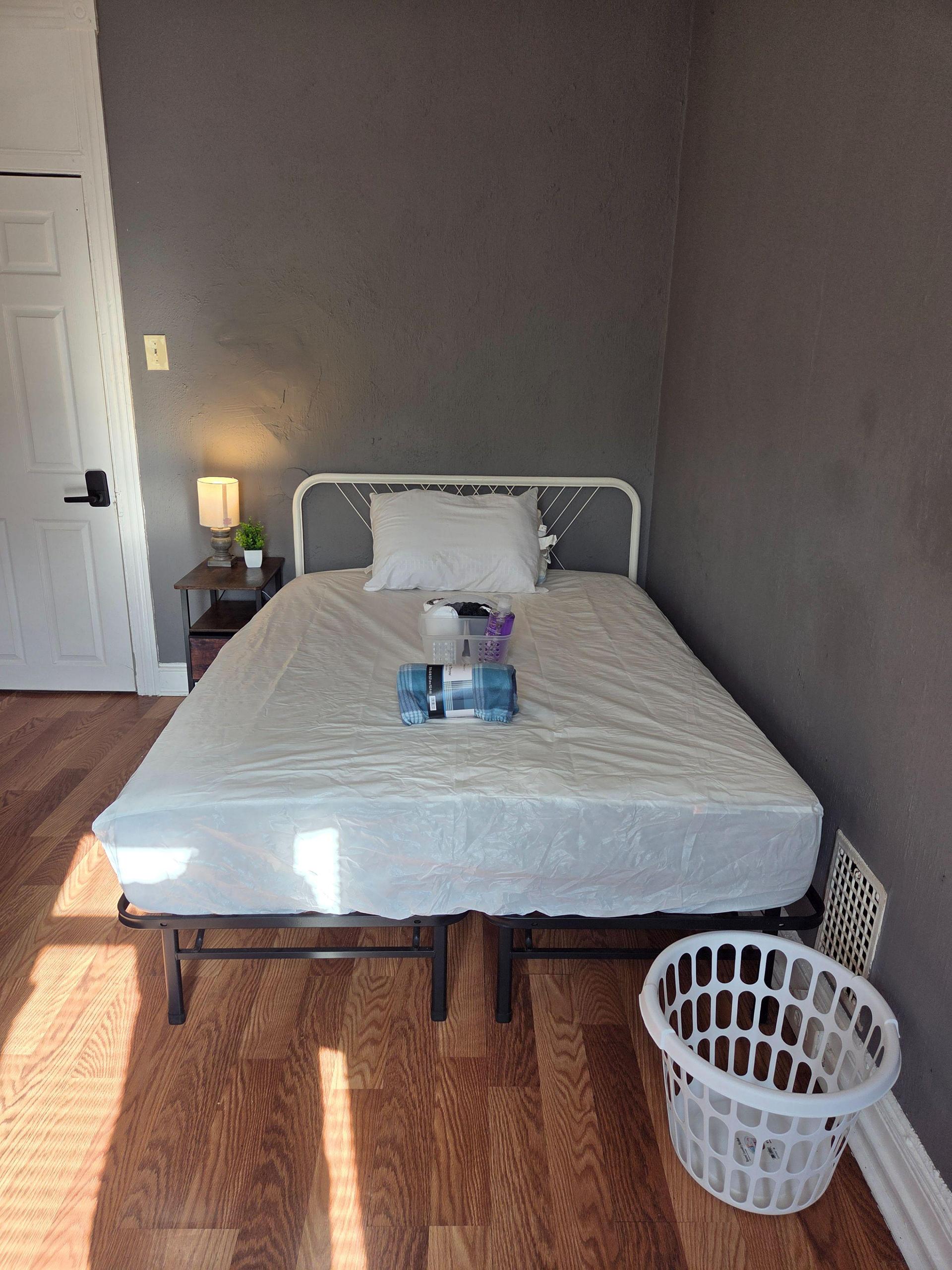 Bed w/ Care package