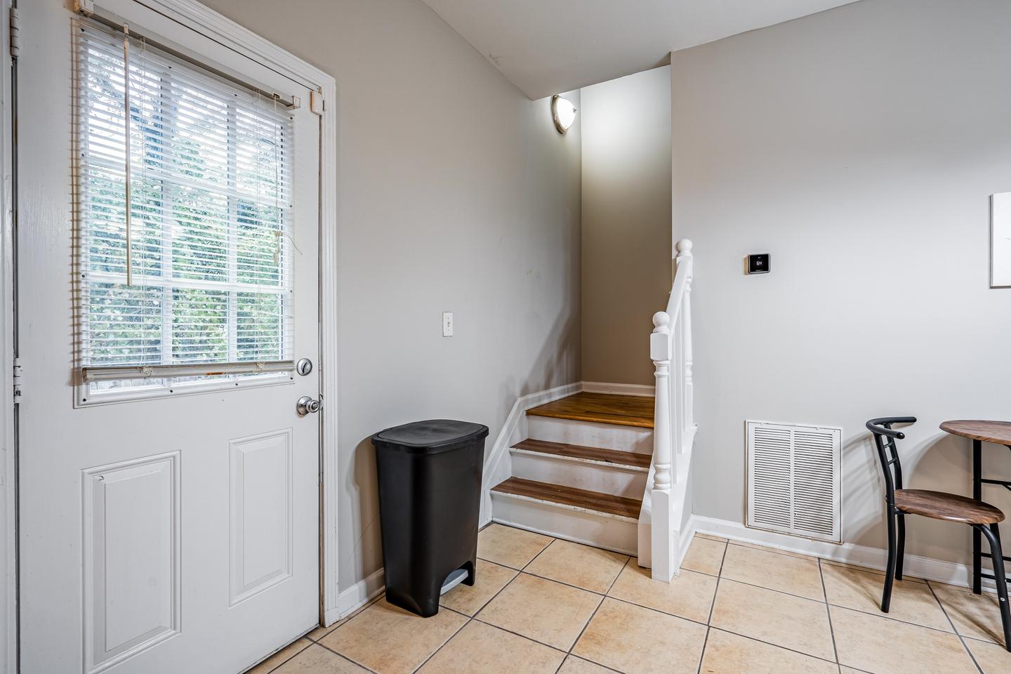 Common spaces including the kitchen