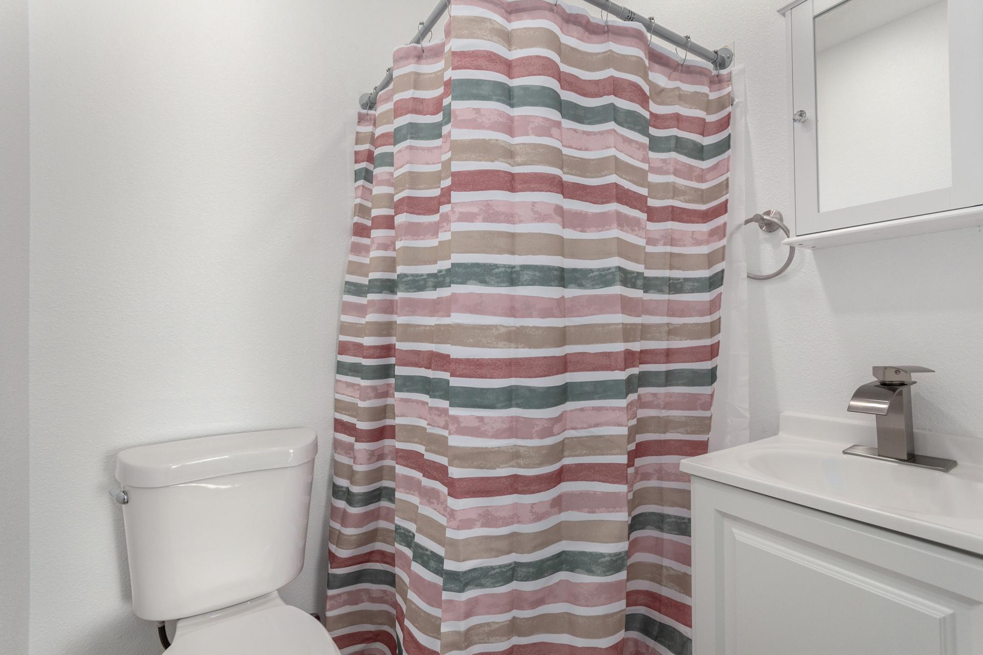 Private bath and shower!