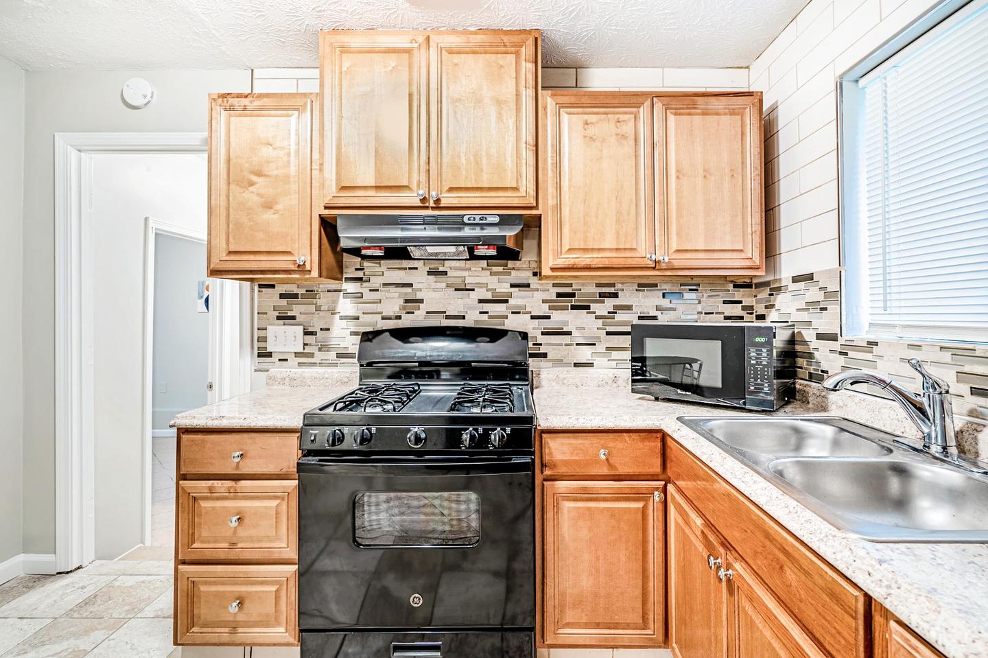 Common spaces including the kitchen