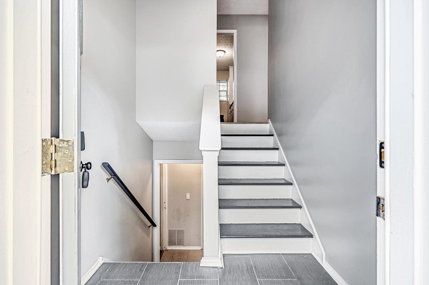 Common spaces including the kitchen