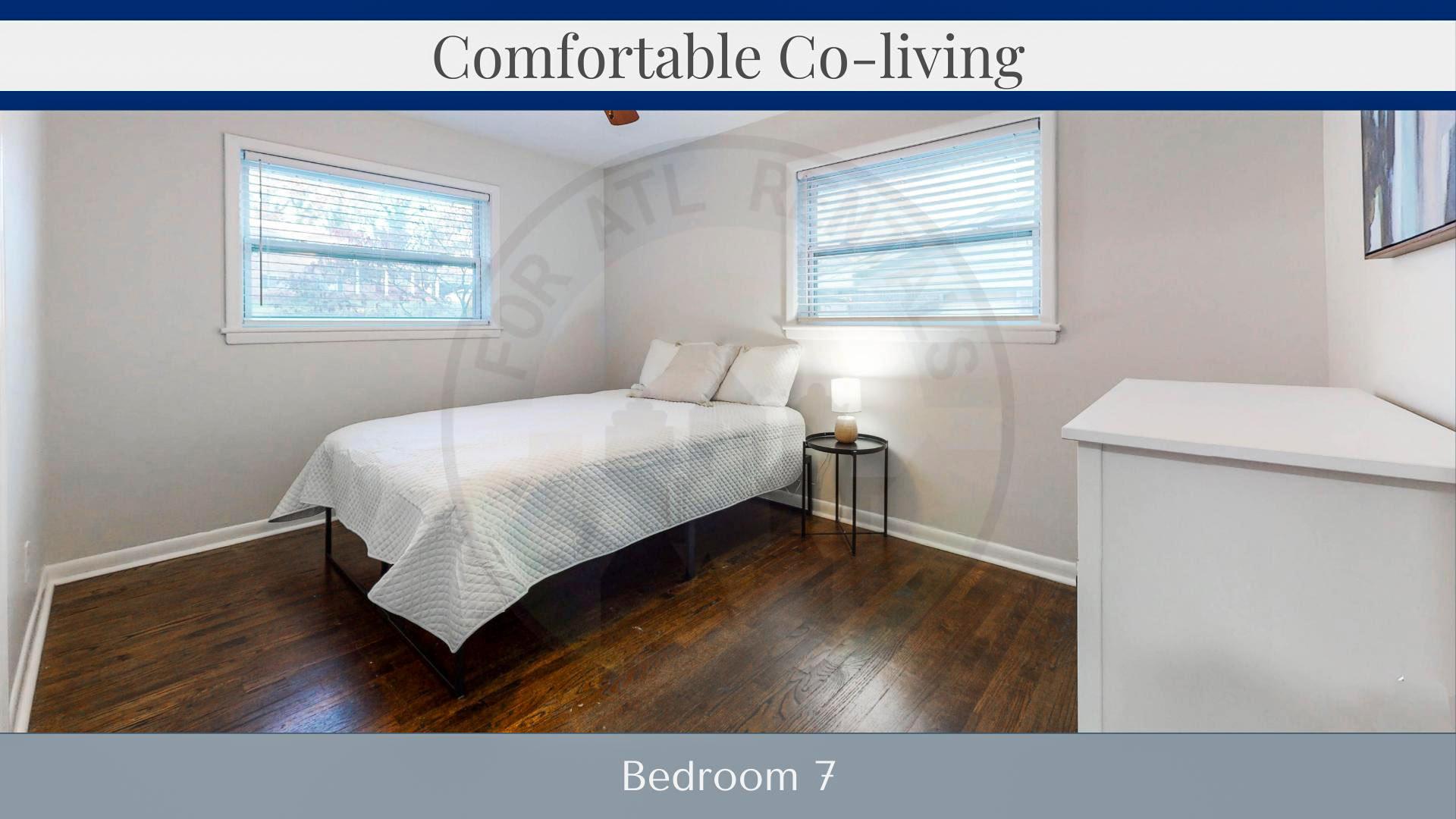 bedroom, detected:bed, window blind