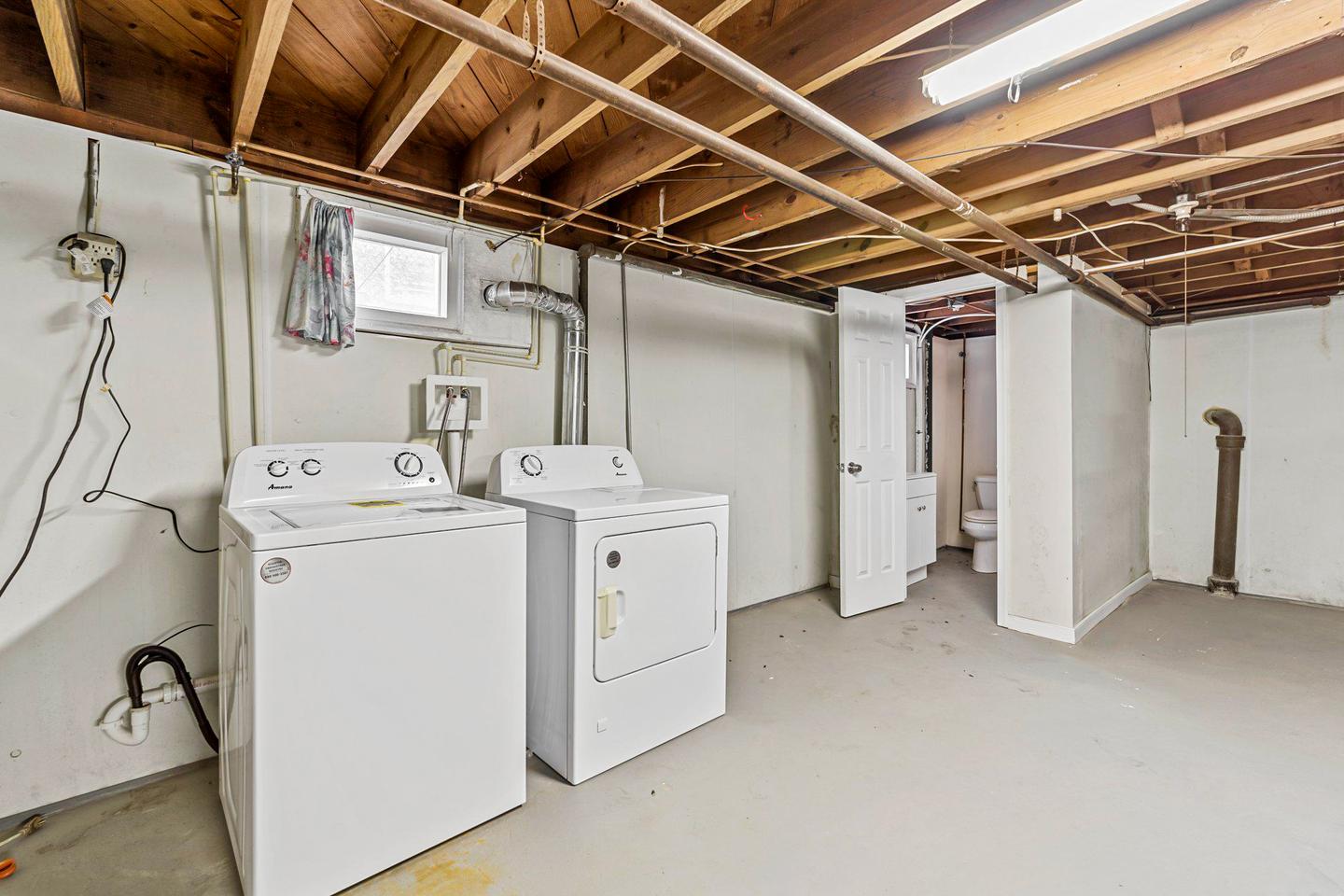 Common spaces including the kitchen