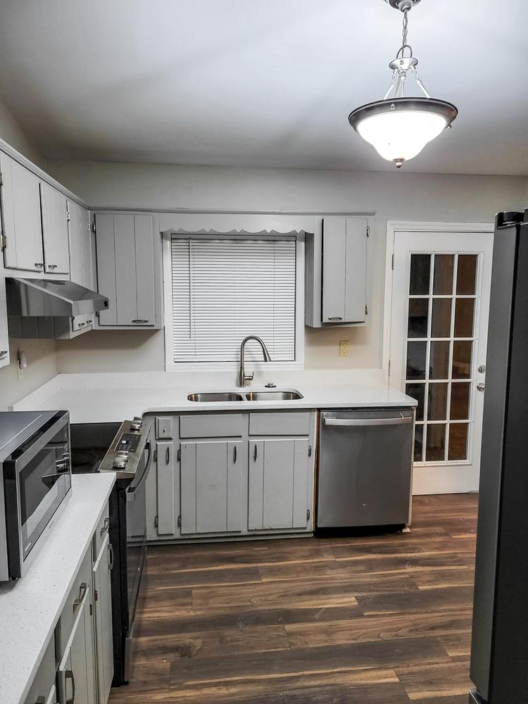 Common spaces including the kitchen