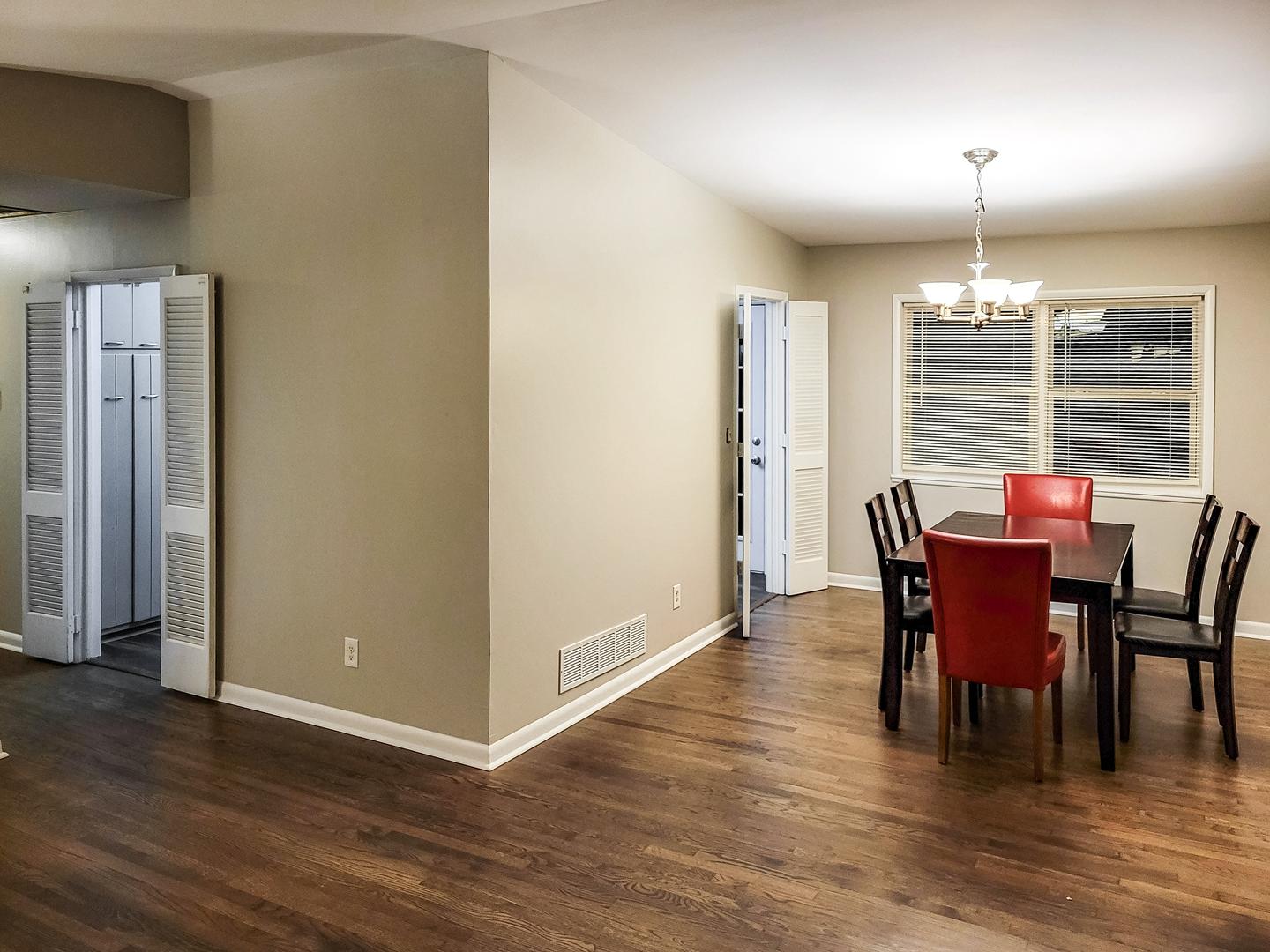 Common spaces including the kitchen