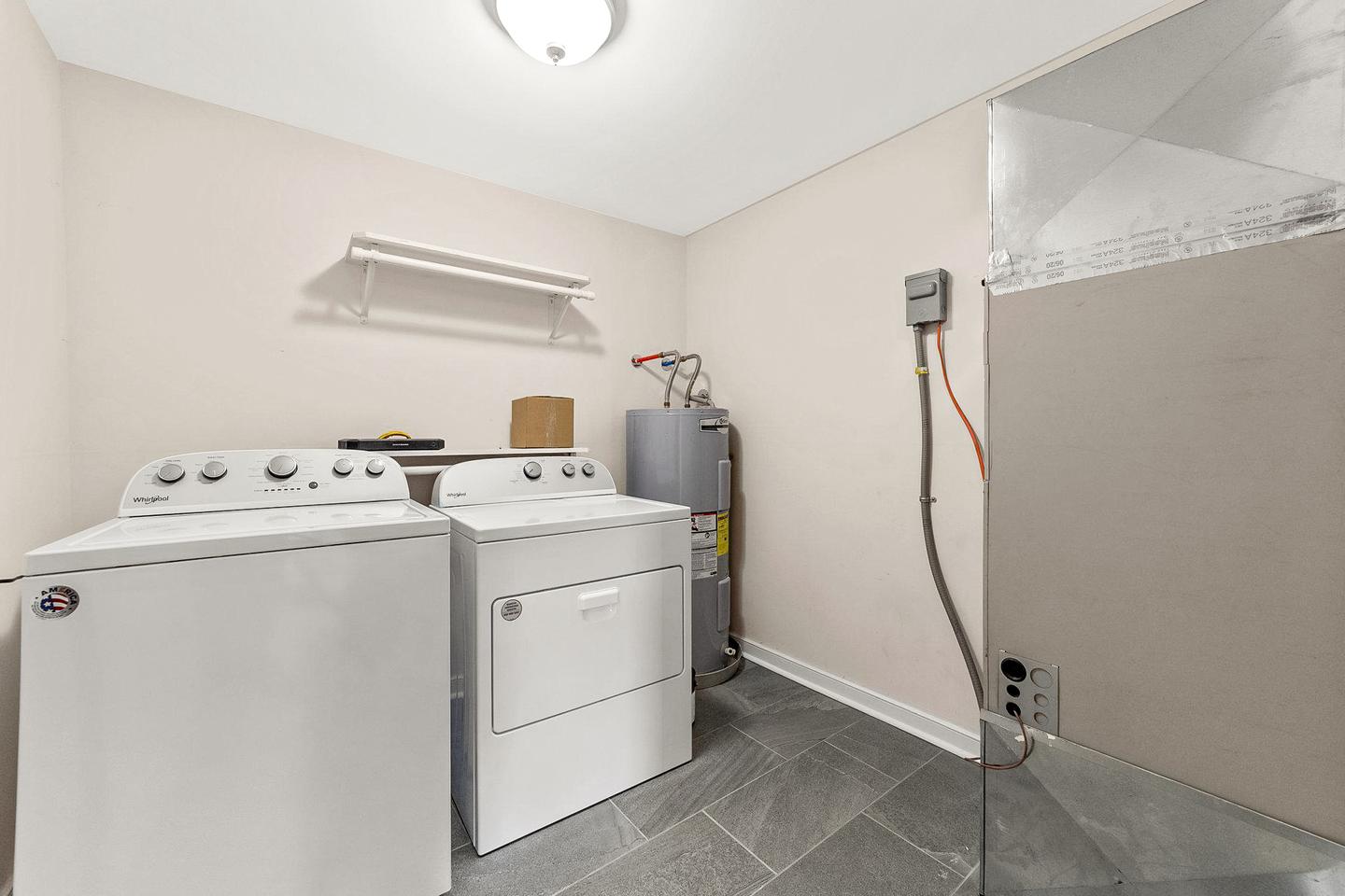 Common spaces including the kitchen