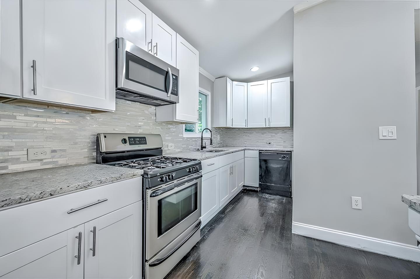 Common spaces including the kitchen