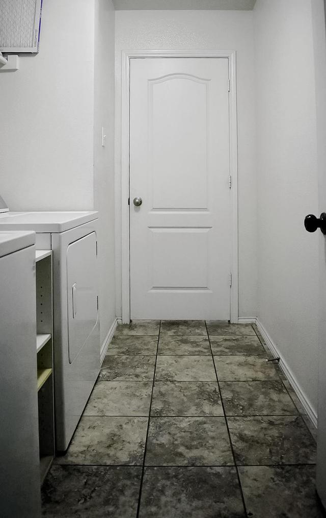 Common spaces including the kitchen