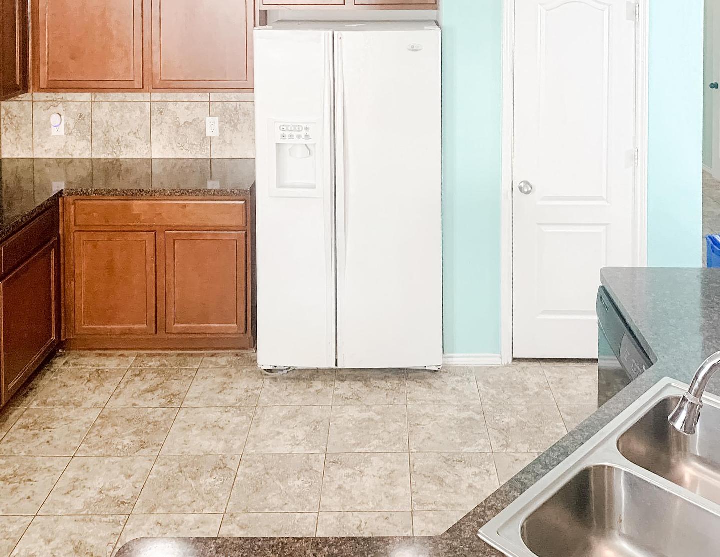 Common spaces including the kitchen