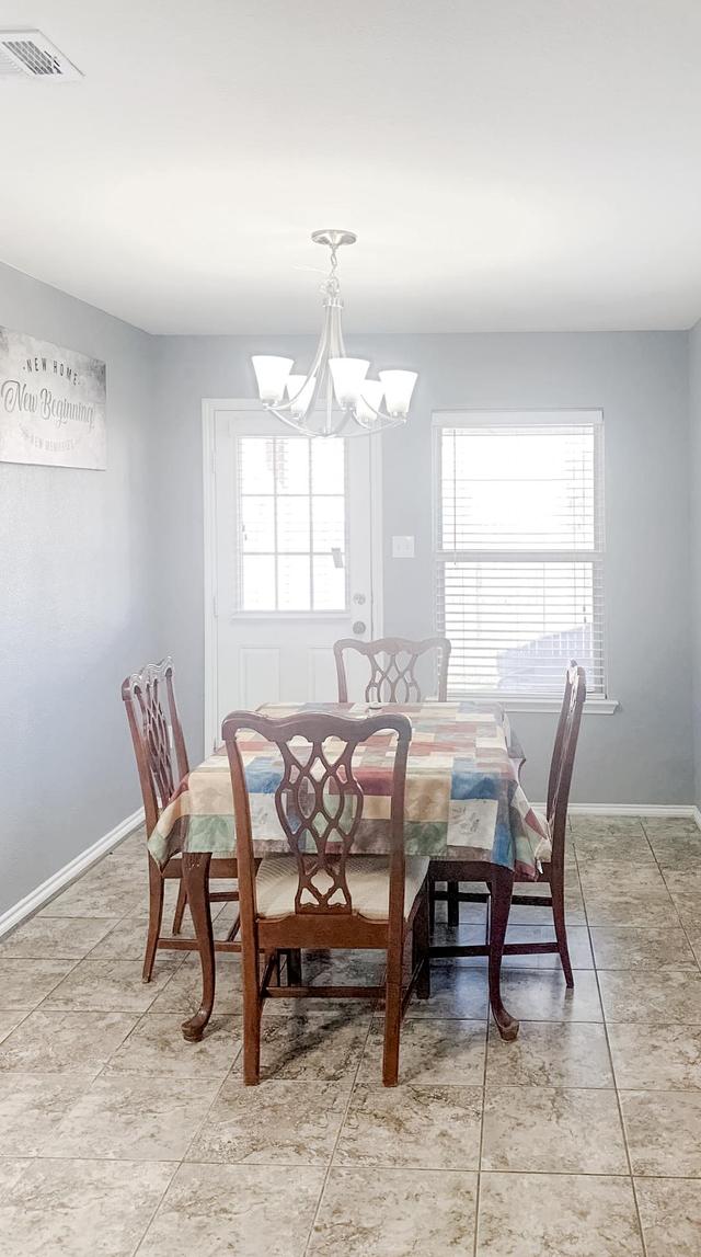 Common spaces including the kitchen