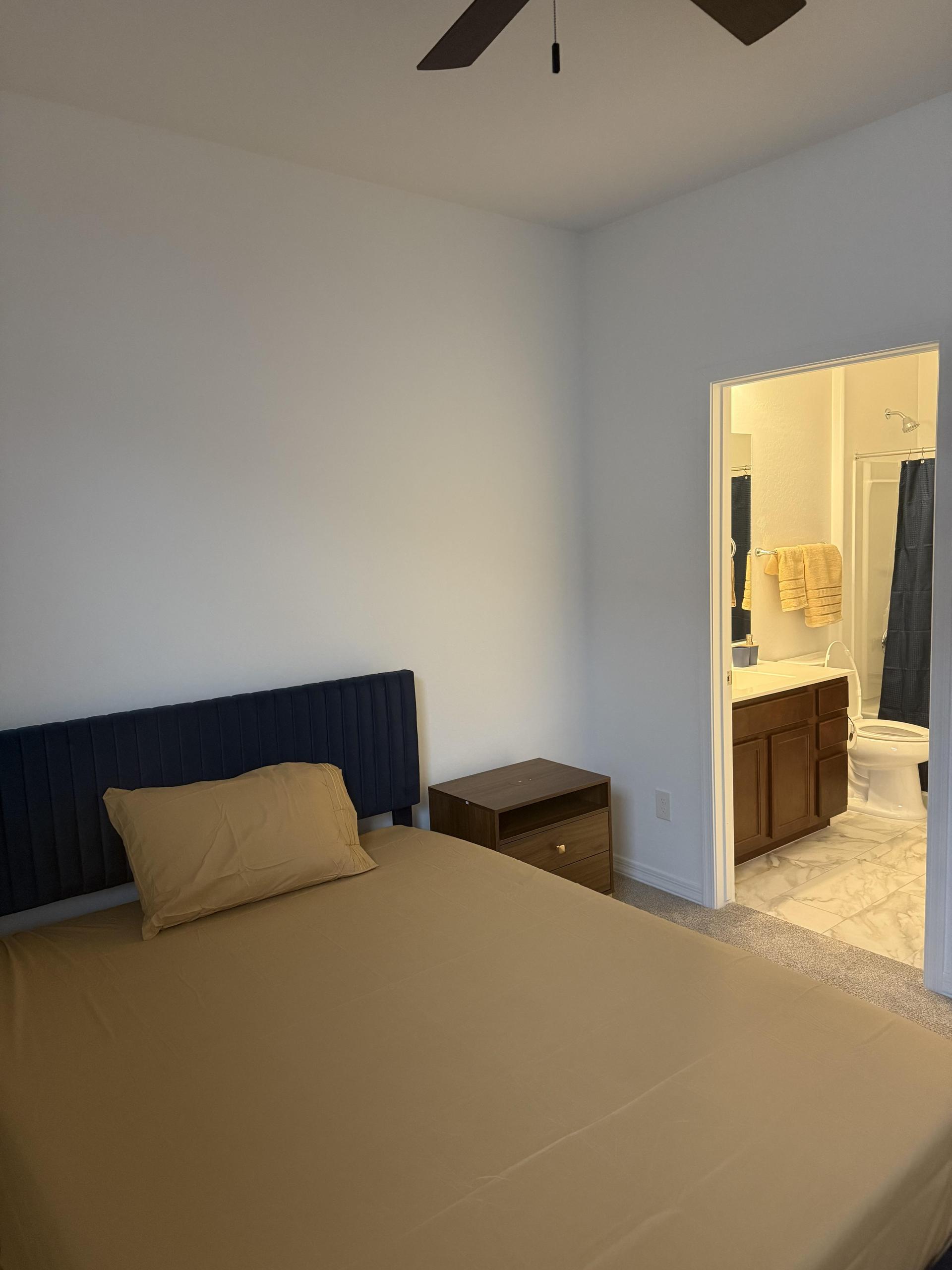 Semi private bathroom