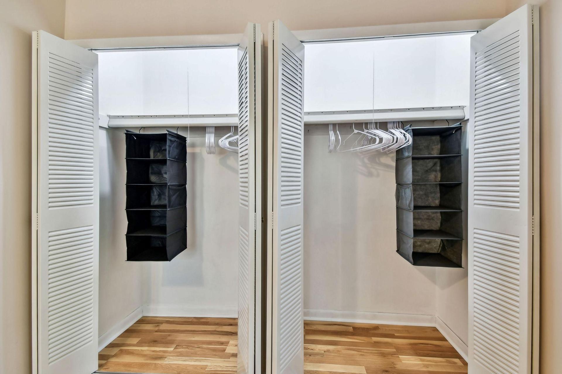 Double large closet for all of your clothes and belongings.