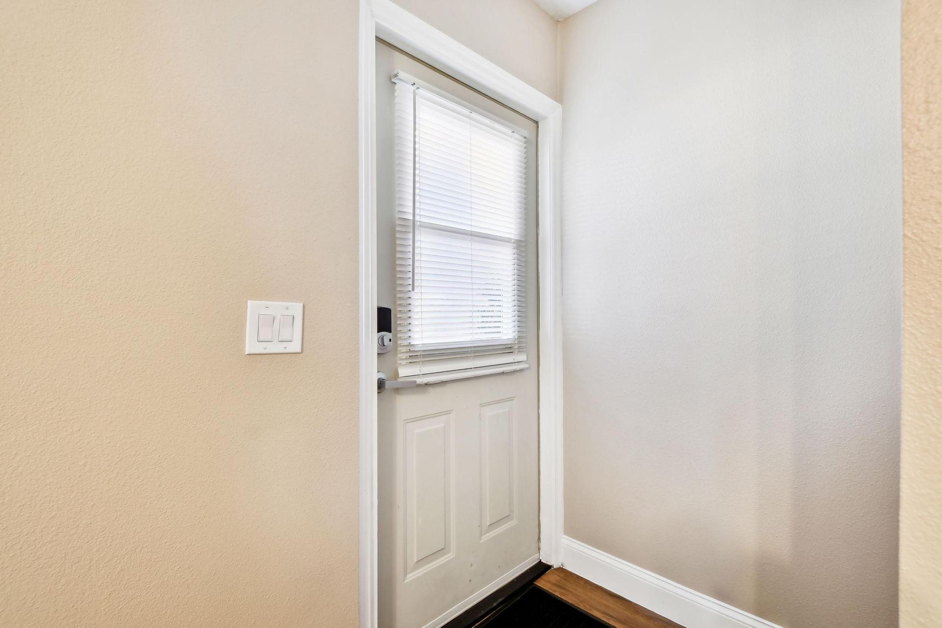 Private entrance to your room