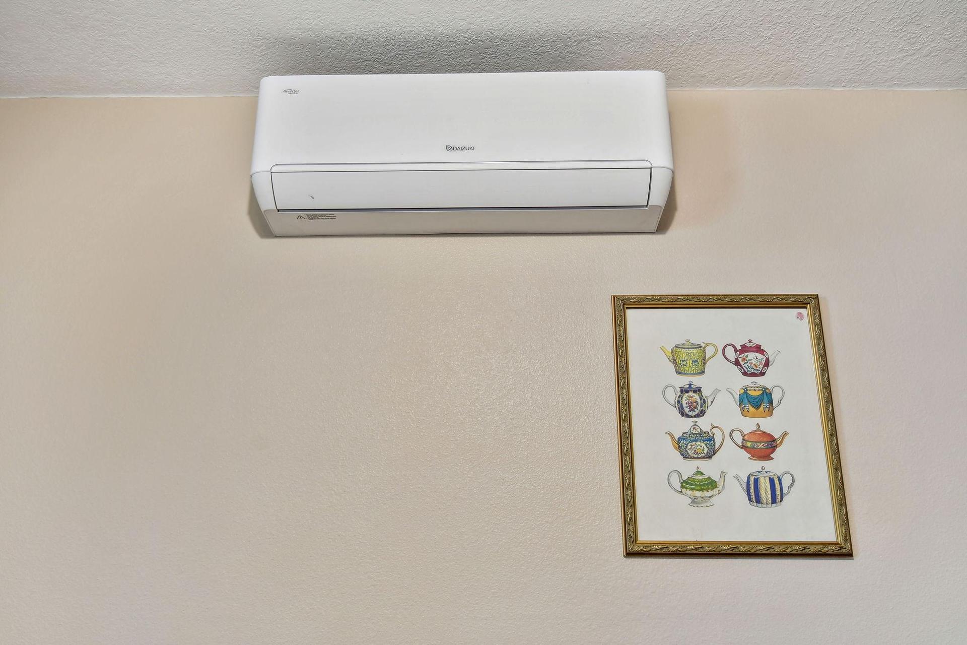 Your own AC unit for just your house controlled by a remote control.