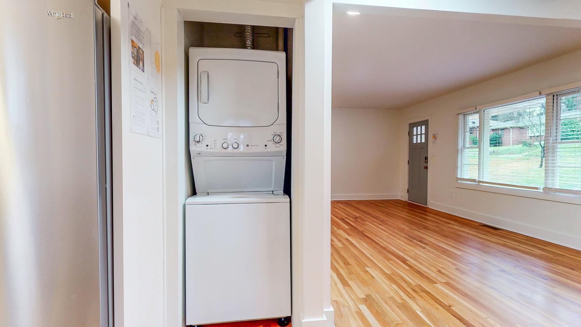 Common spaces including the kitchen