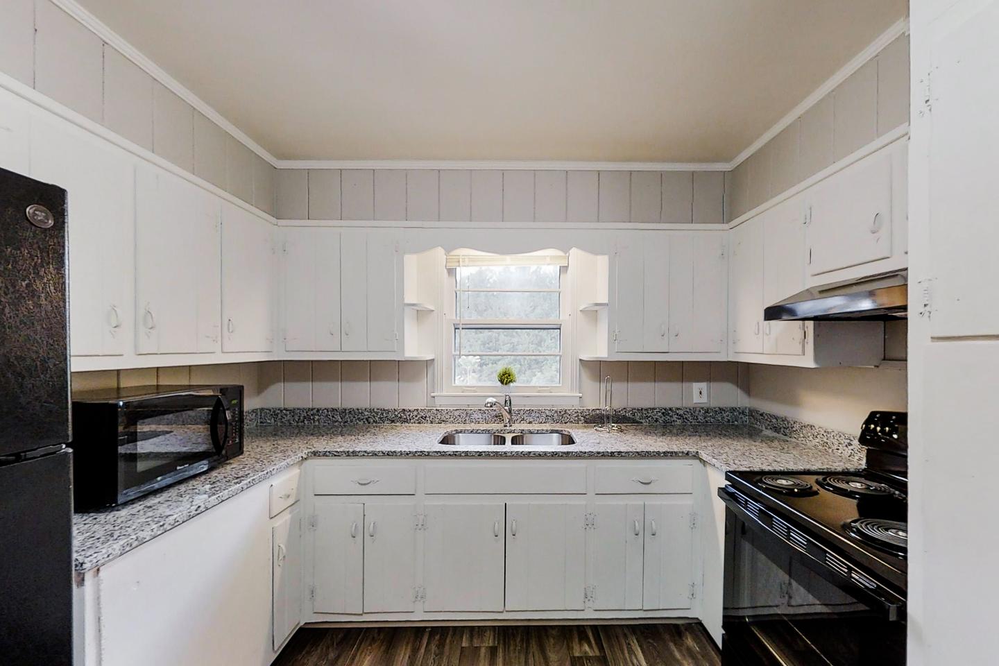 Common spaces including the kitchen