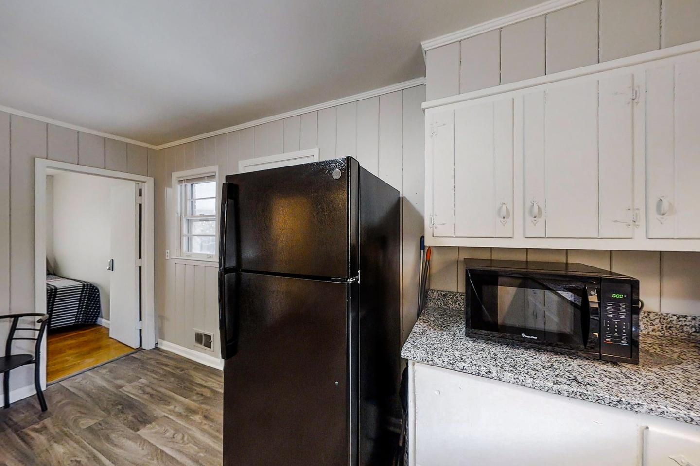 Common spaces including the kitchen