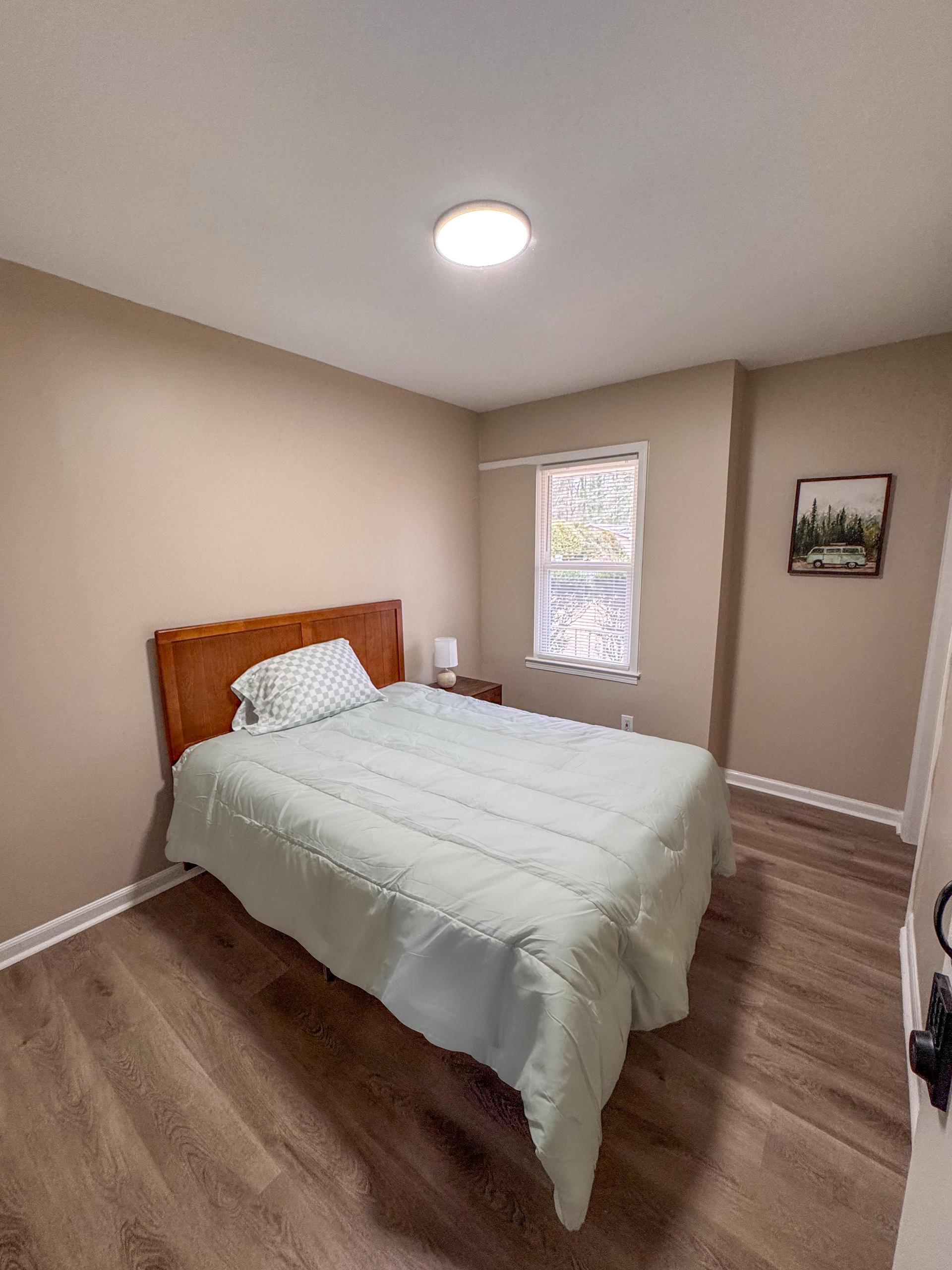 Room 1 includes a private bath