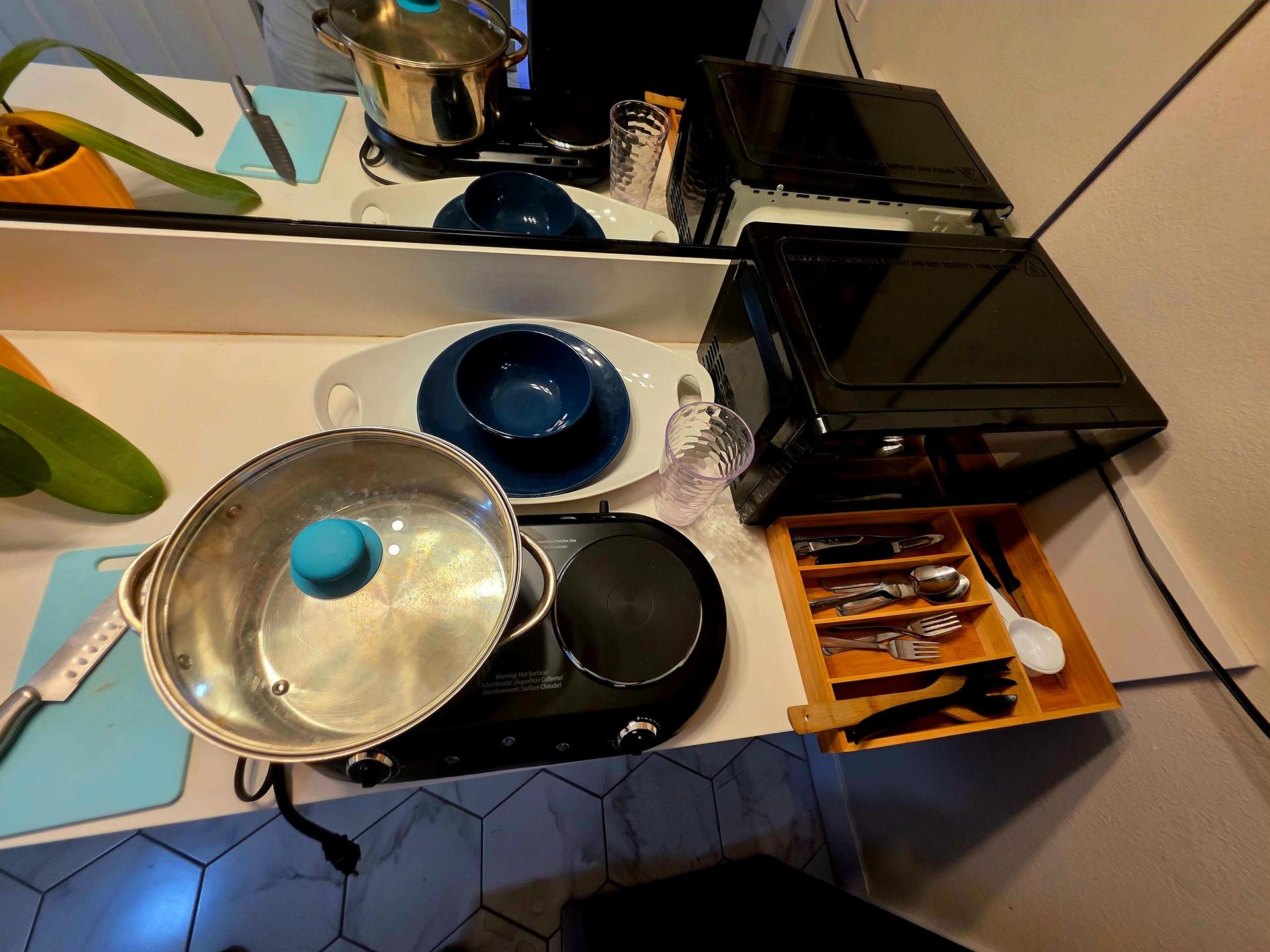 personal cooking area