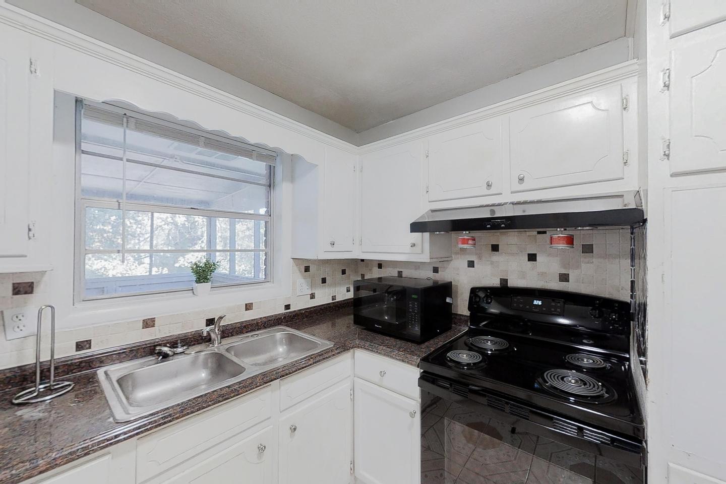 Common spaces including the kitchen