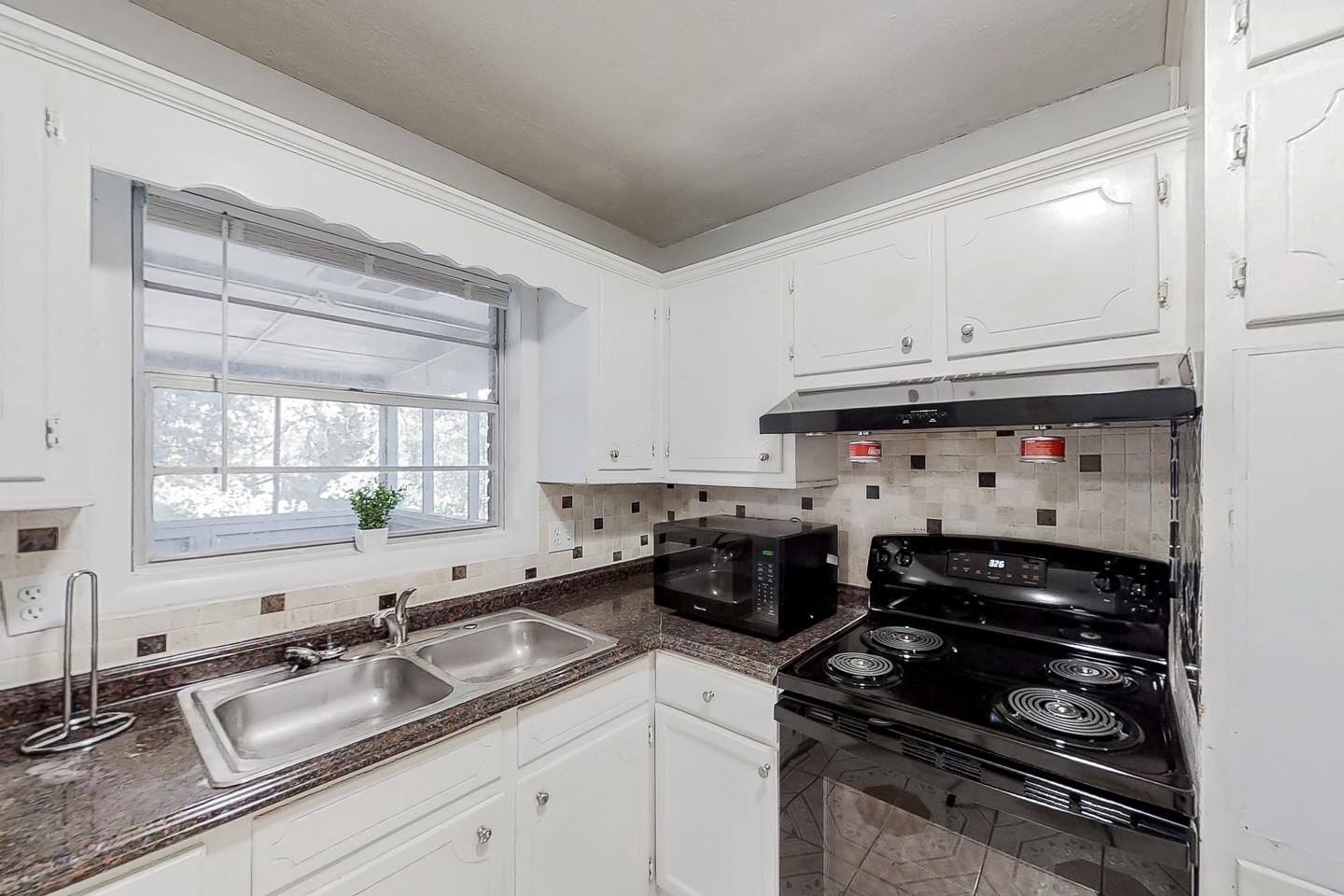 Common spaces including the kitchen