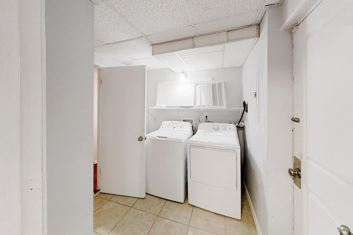 Common spaces including the kitchen