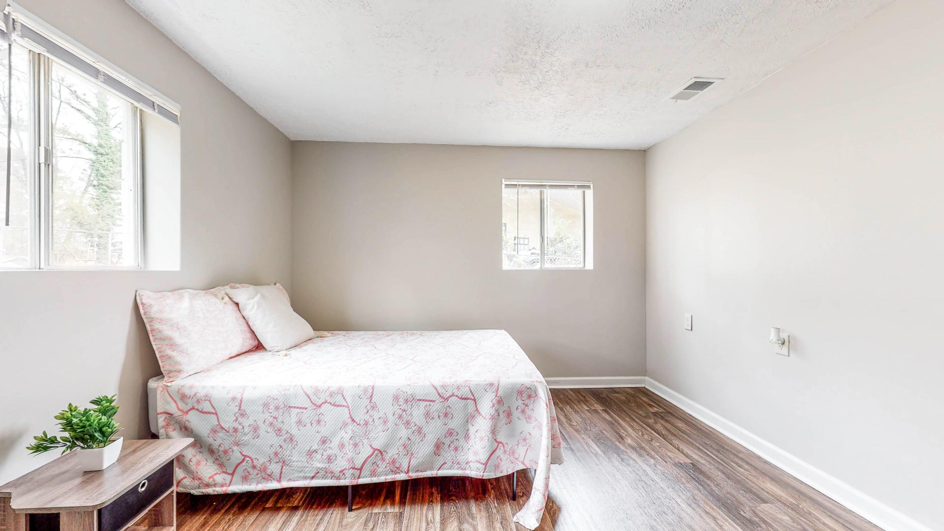 bedroom, detected: window blind