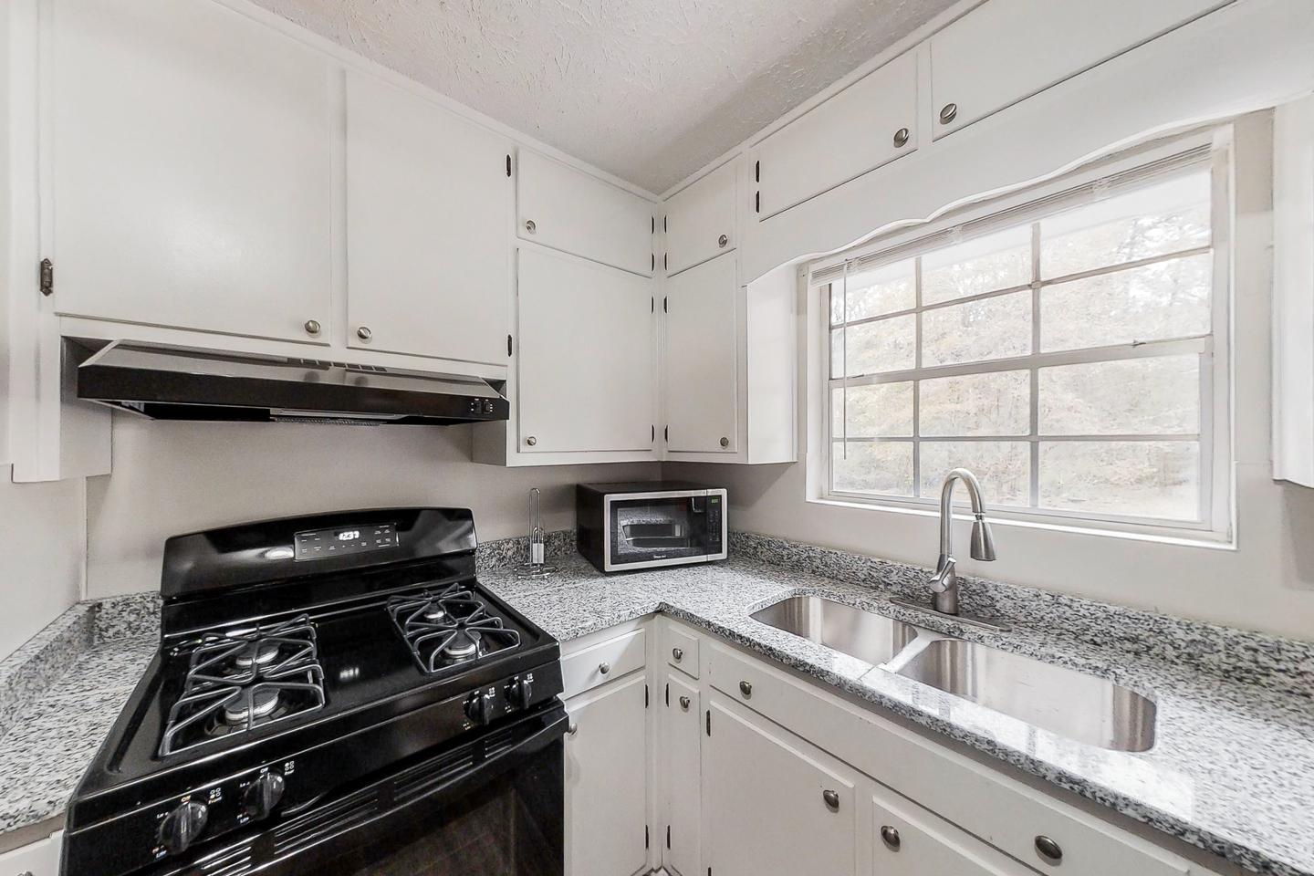 Common spaces including the kitchen