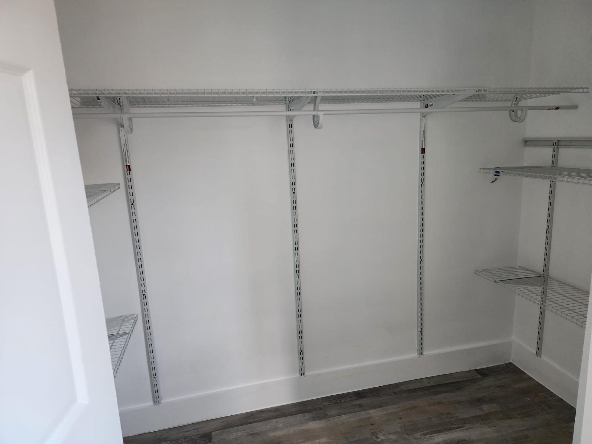 Huge closet for mater room