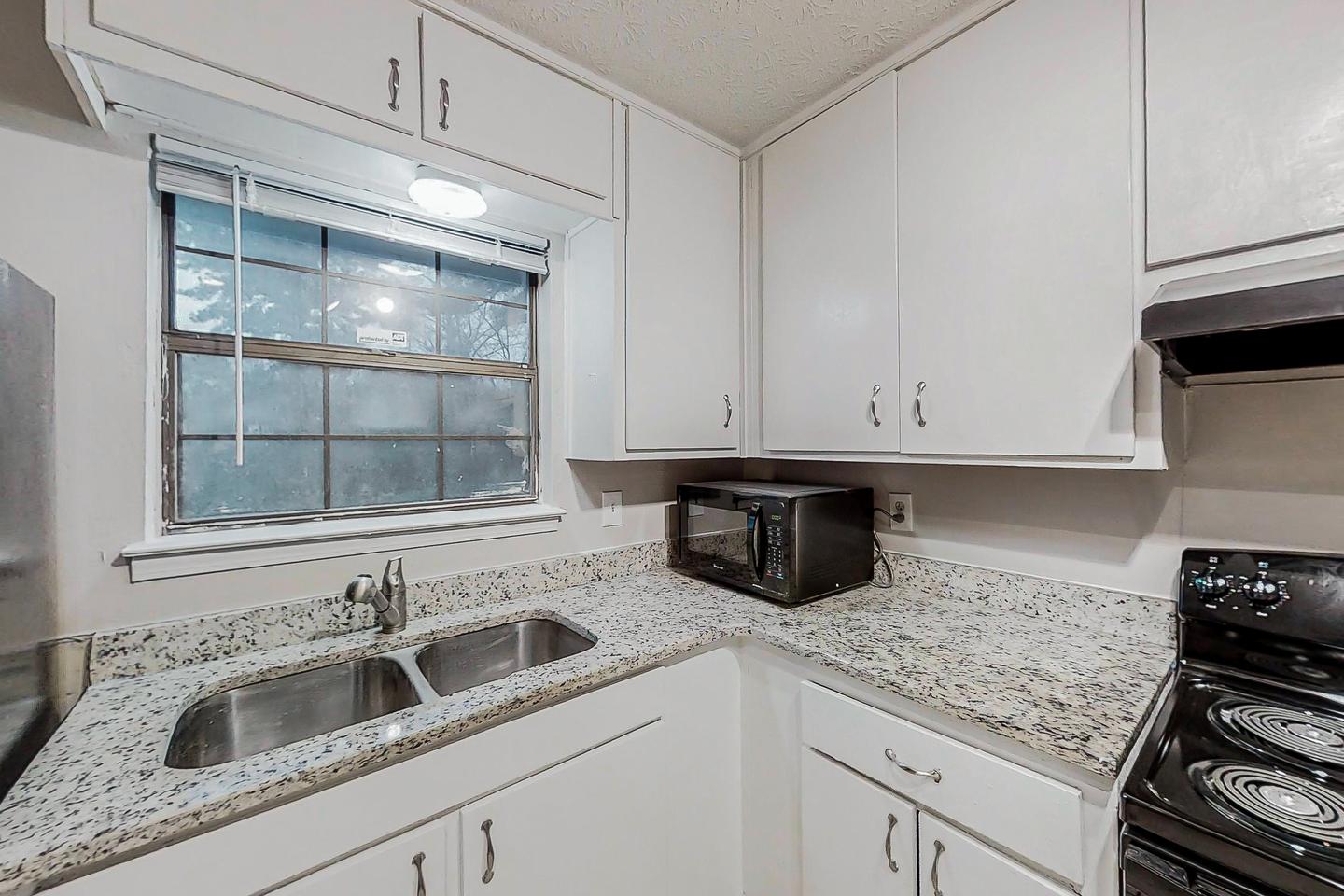 Common spaces including the kitchen